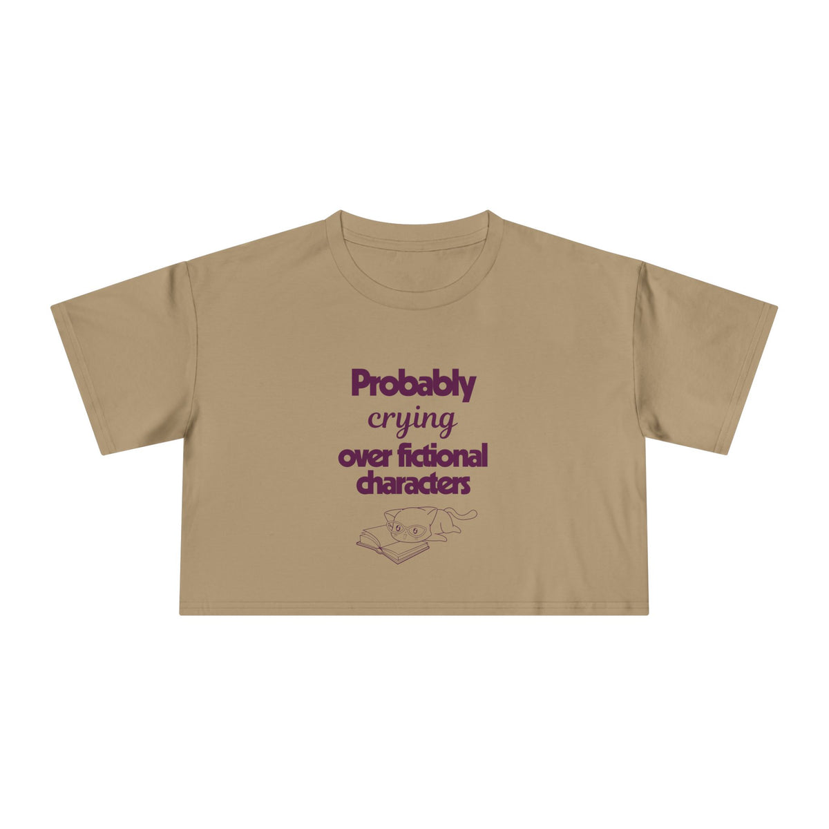 Probably Crying Crop Tee