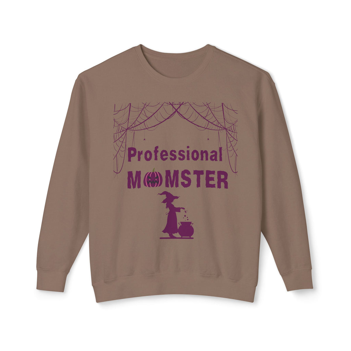 Professional Momster Unisex Lightweight Crewneck Sweatshirt