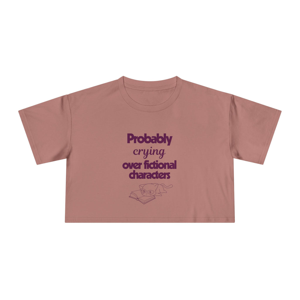 Probably Crying Crop Tee