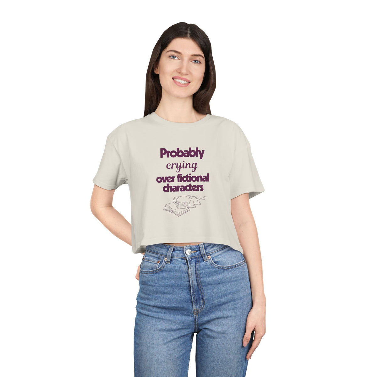 Probably Crying Crop Tee