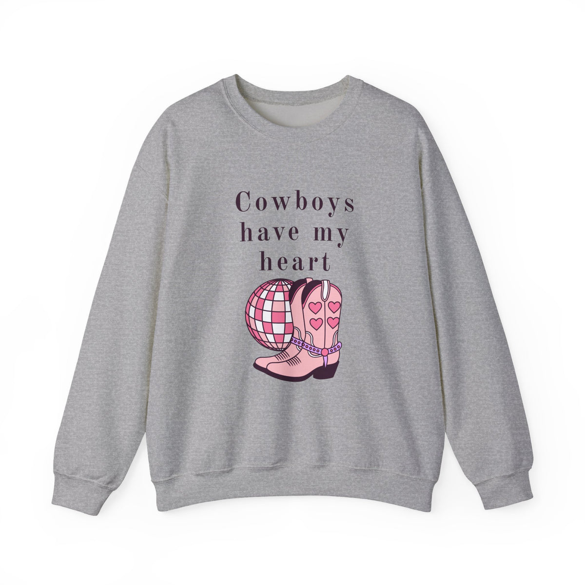 Cowboys Have My Heart Unisex Crewneck Sweatshirt