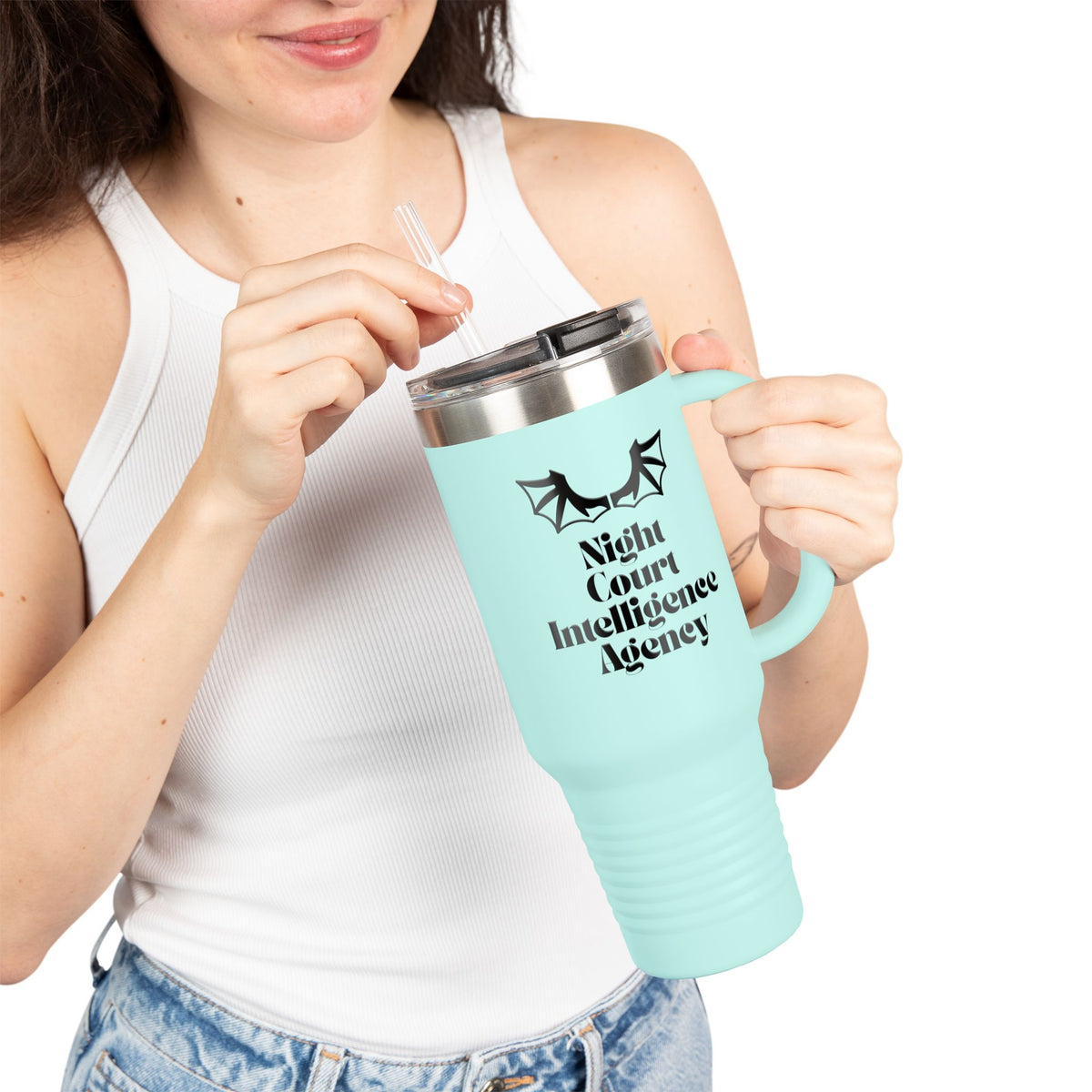 Night Court Intelligence Agency Insulated Travel Mug, 40oz
