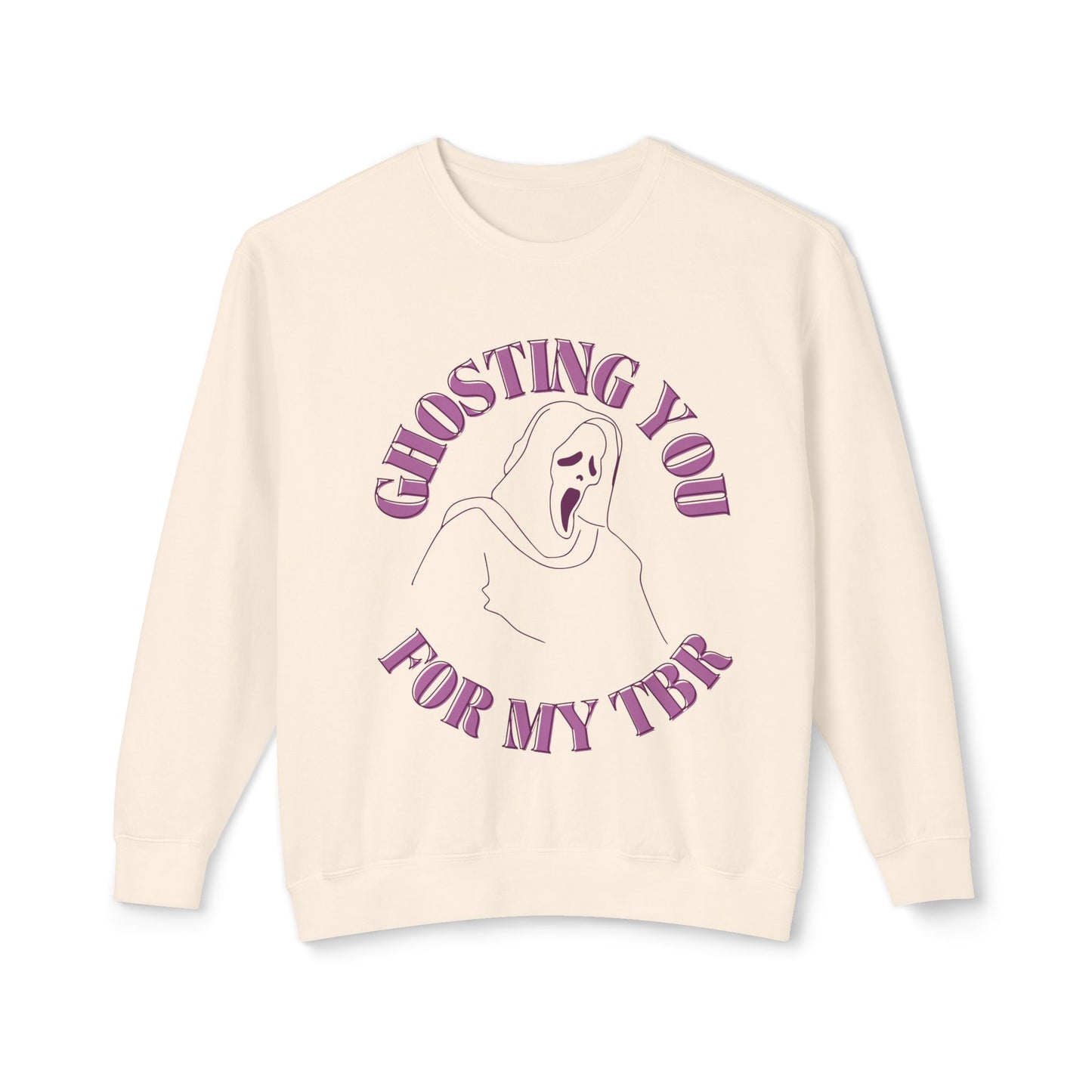 Ghosting You For My TBR Unisex Lightweight Crewneck Sweatshirt