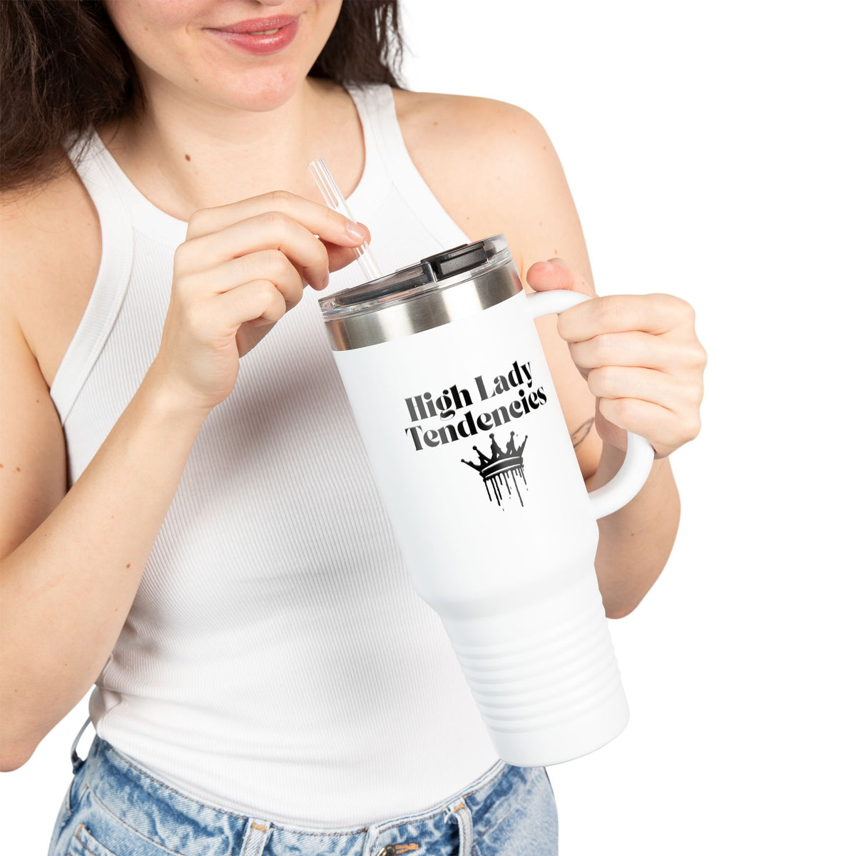 High Lady Tendencies Insulated Travel Mug, 40oz