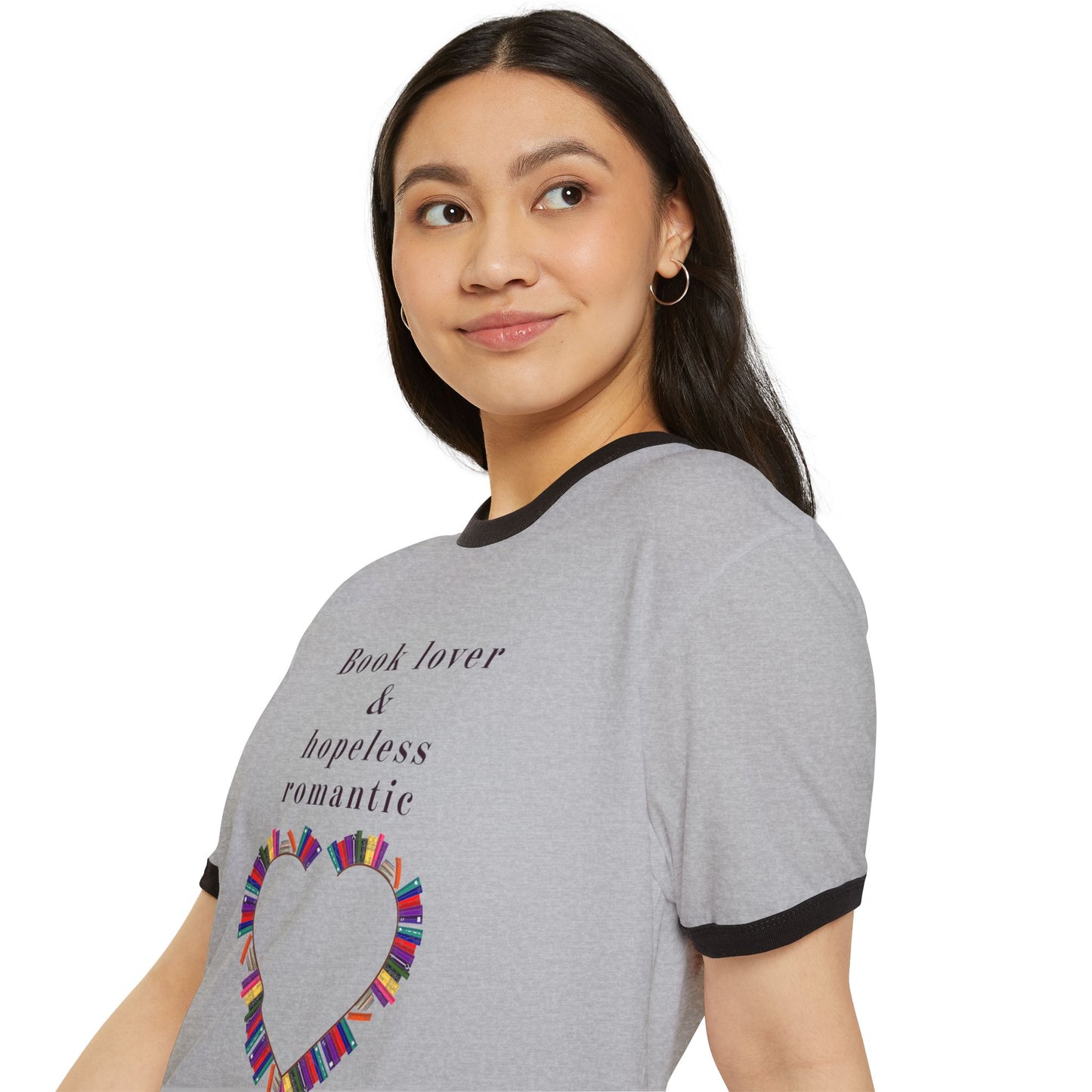 Book Lover & Hopeless Romantic T-Shirt