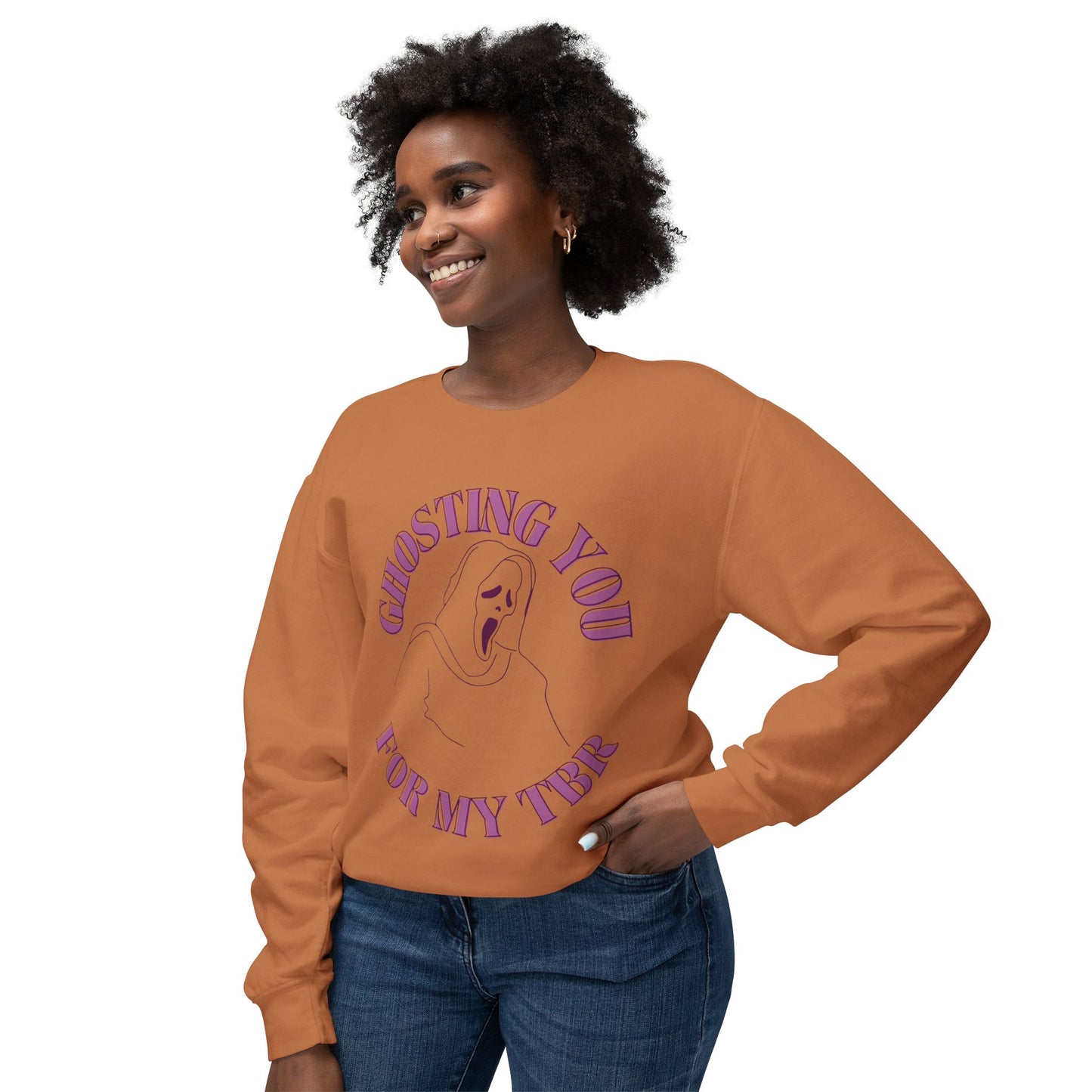 Ghosting You For My TBR Unisex Lightweight Crewneck Sweatshirt