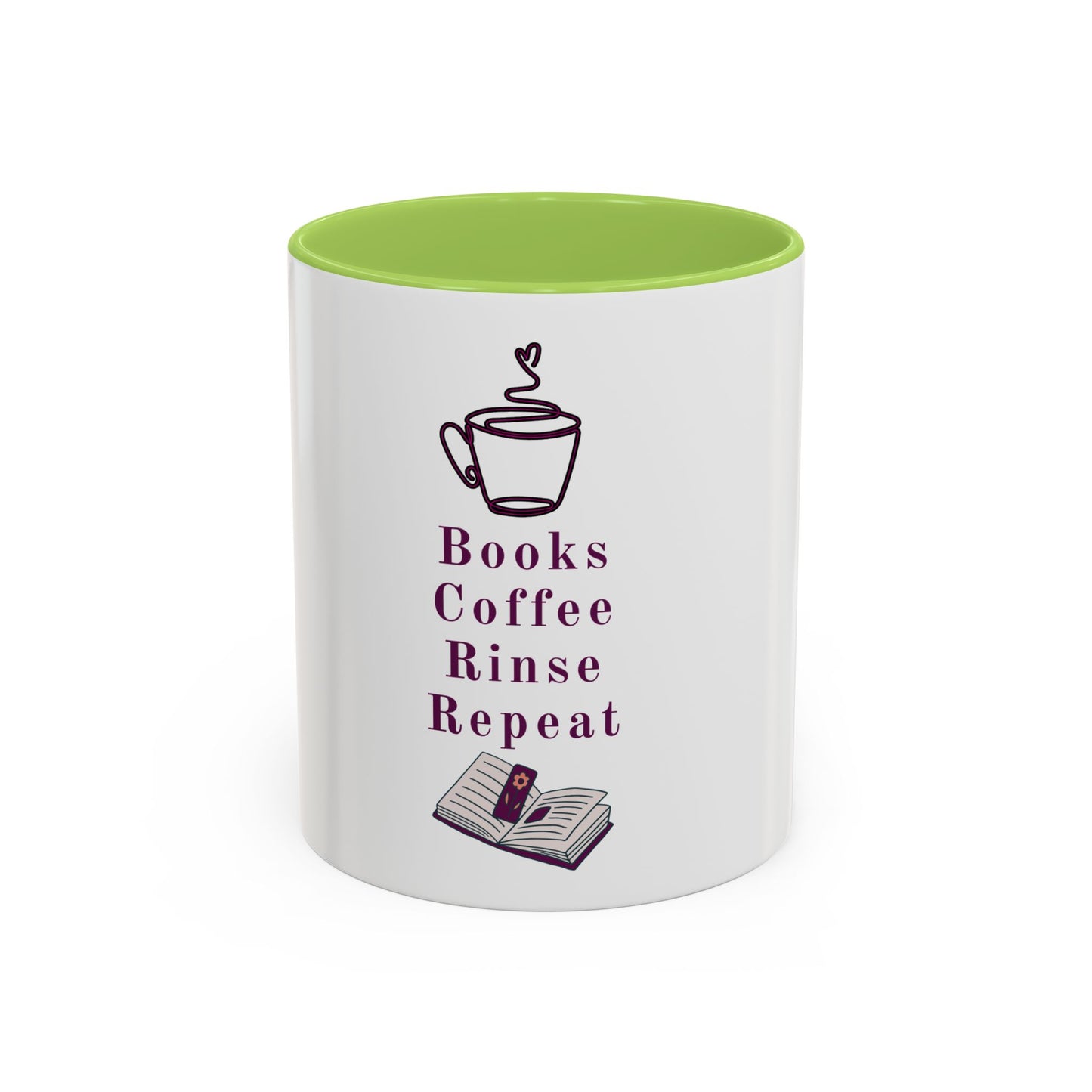 Books, Coffee, Rinse, Repeat Mug