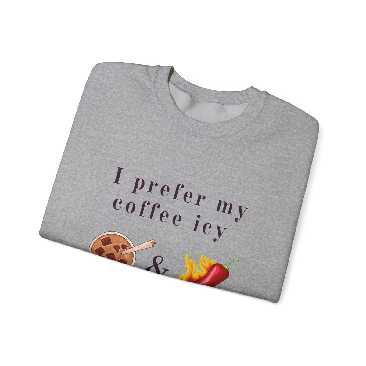 Coffee Icy Crewneck Sweatshirt