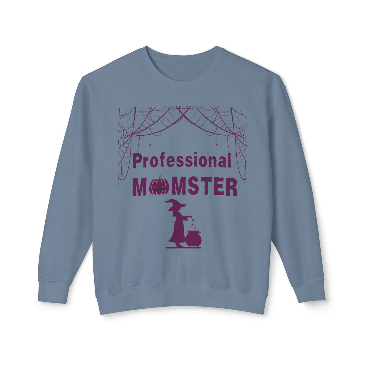 Professional Momster Unisex Lightweight Crewneck Sweatshirt