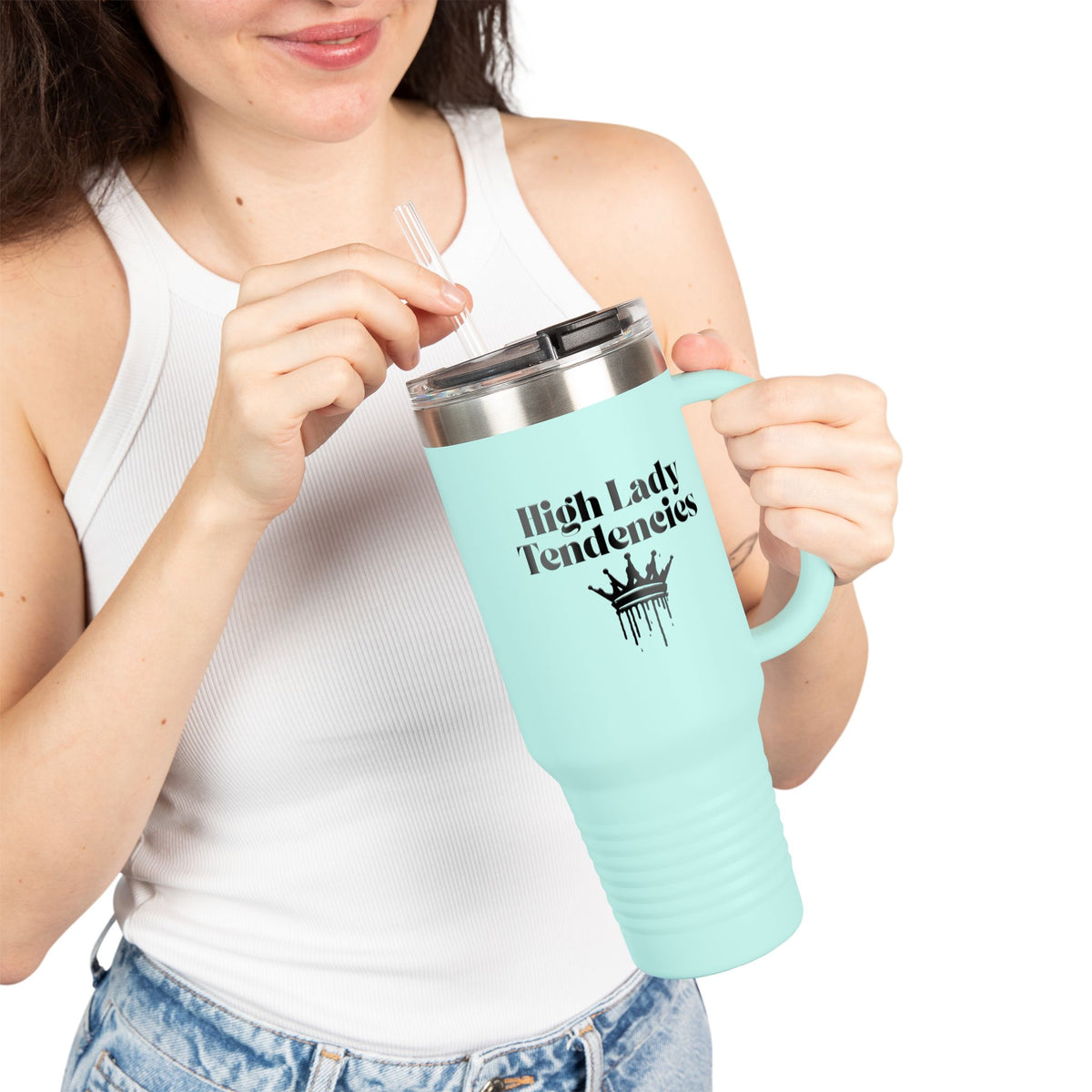 High Lady Tendencies Insulated Travel Mug, 40oz