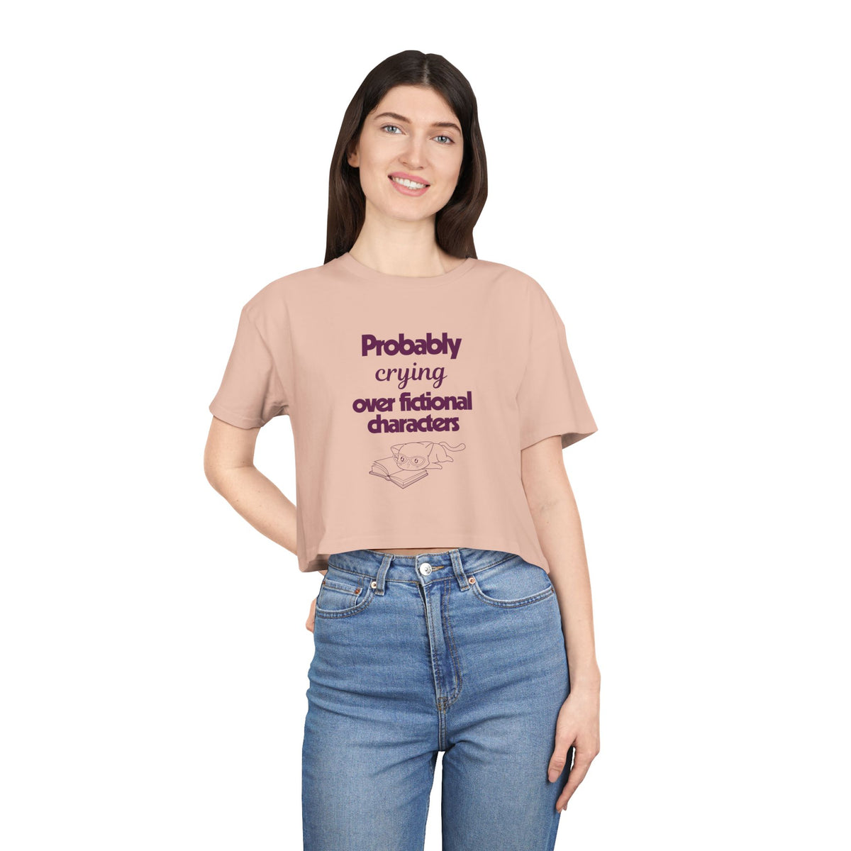 Probably Crying Crop Tee