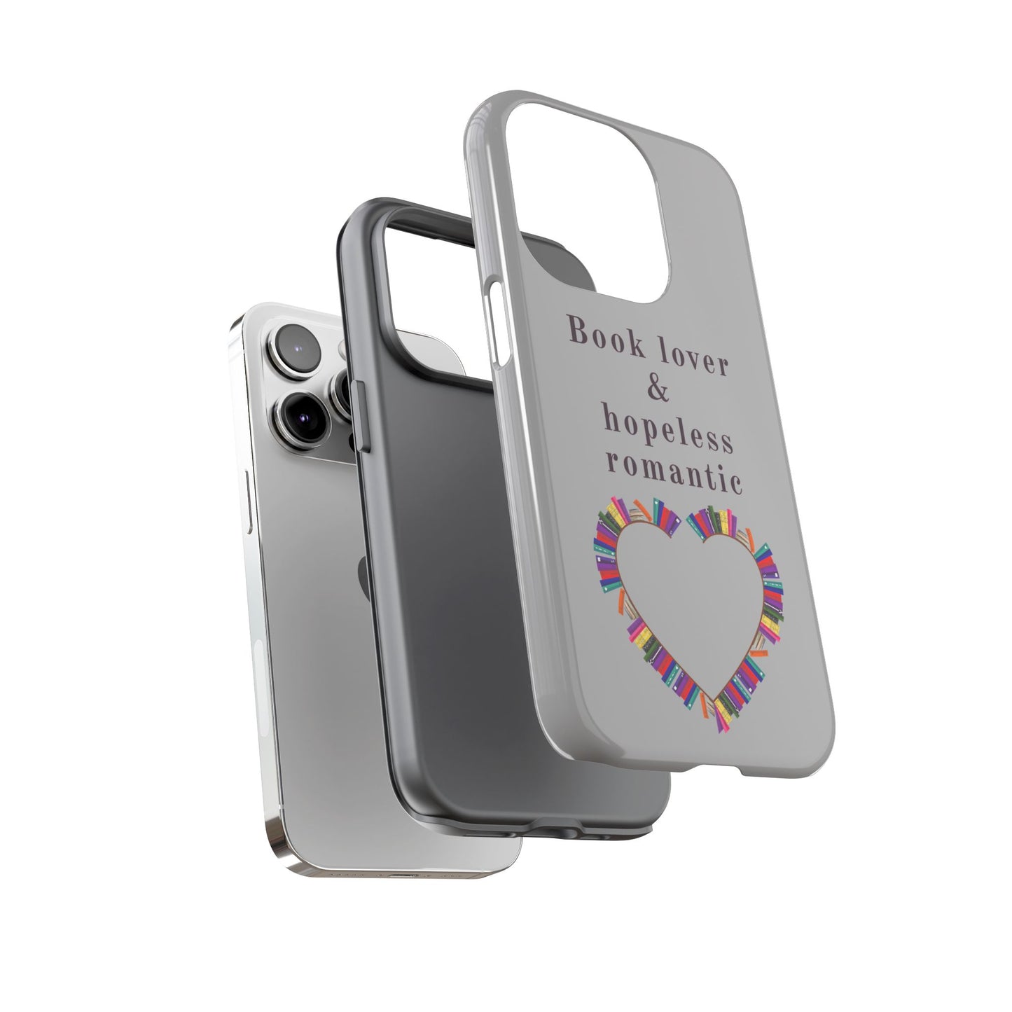 Book Lover & Hopeless Romantic Phone Case