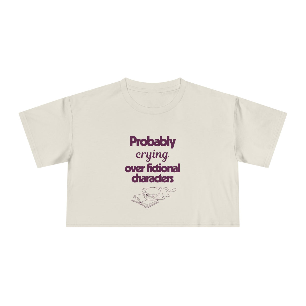 Probably Crying Crop Tee