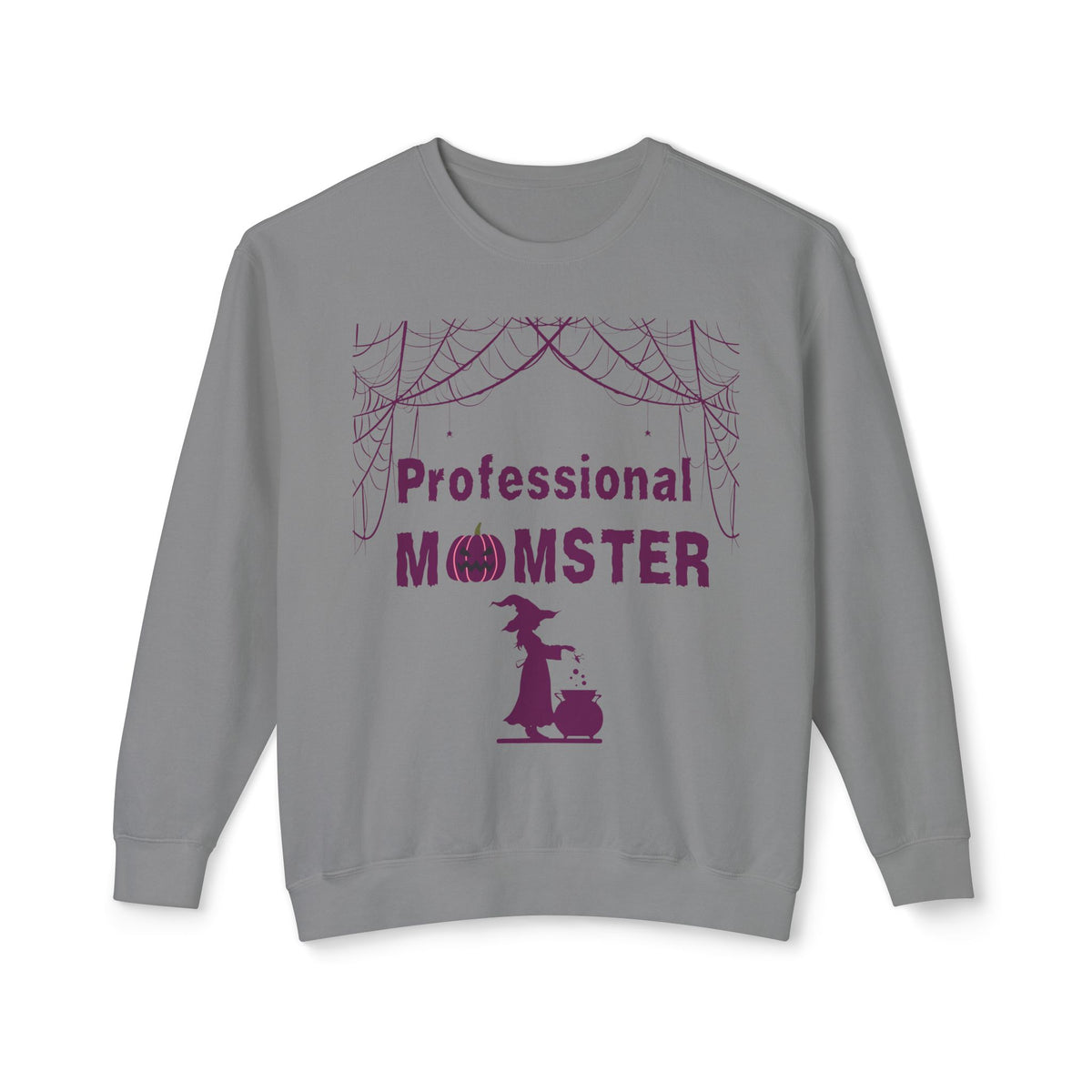 Professional Momster Unisex Lightweight Crewneck Sweatshirt