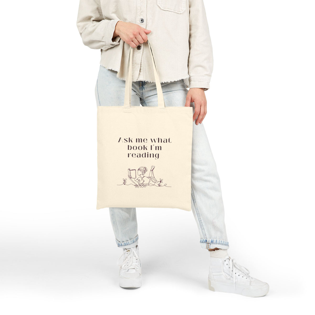 Ask Me What Book I’m Reading Tote Bag