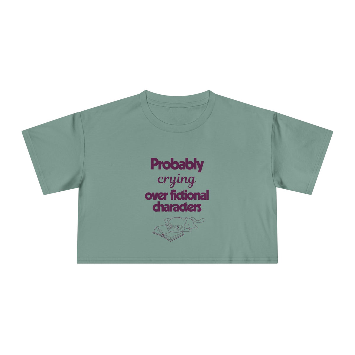 Probably Crying Crop Tee