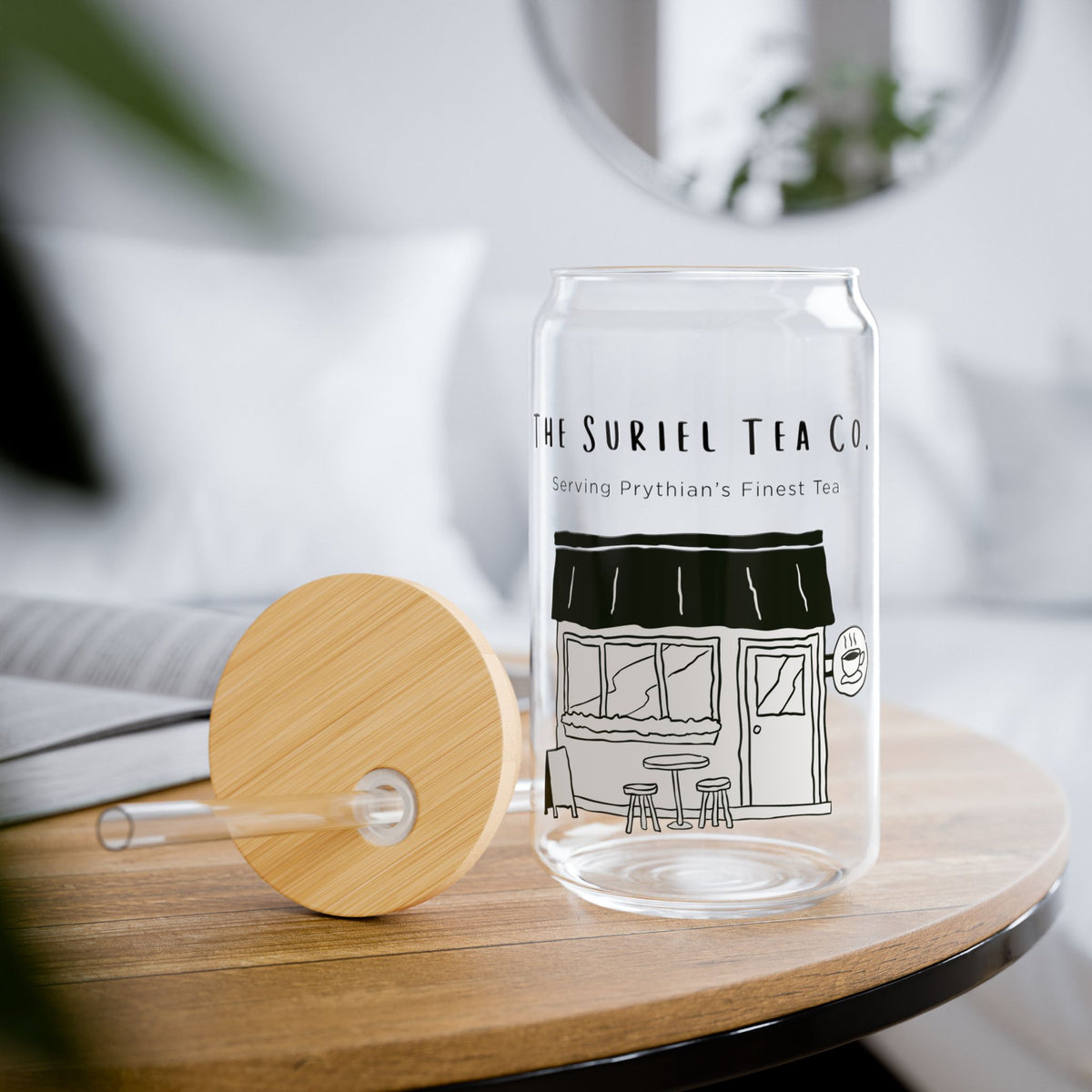 The Suriel Tea Co. Sipper Glass