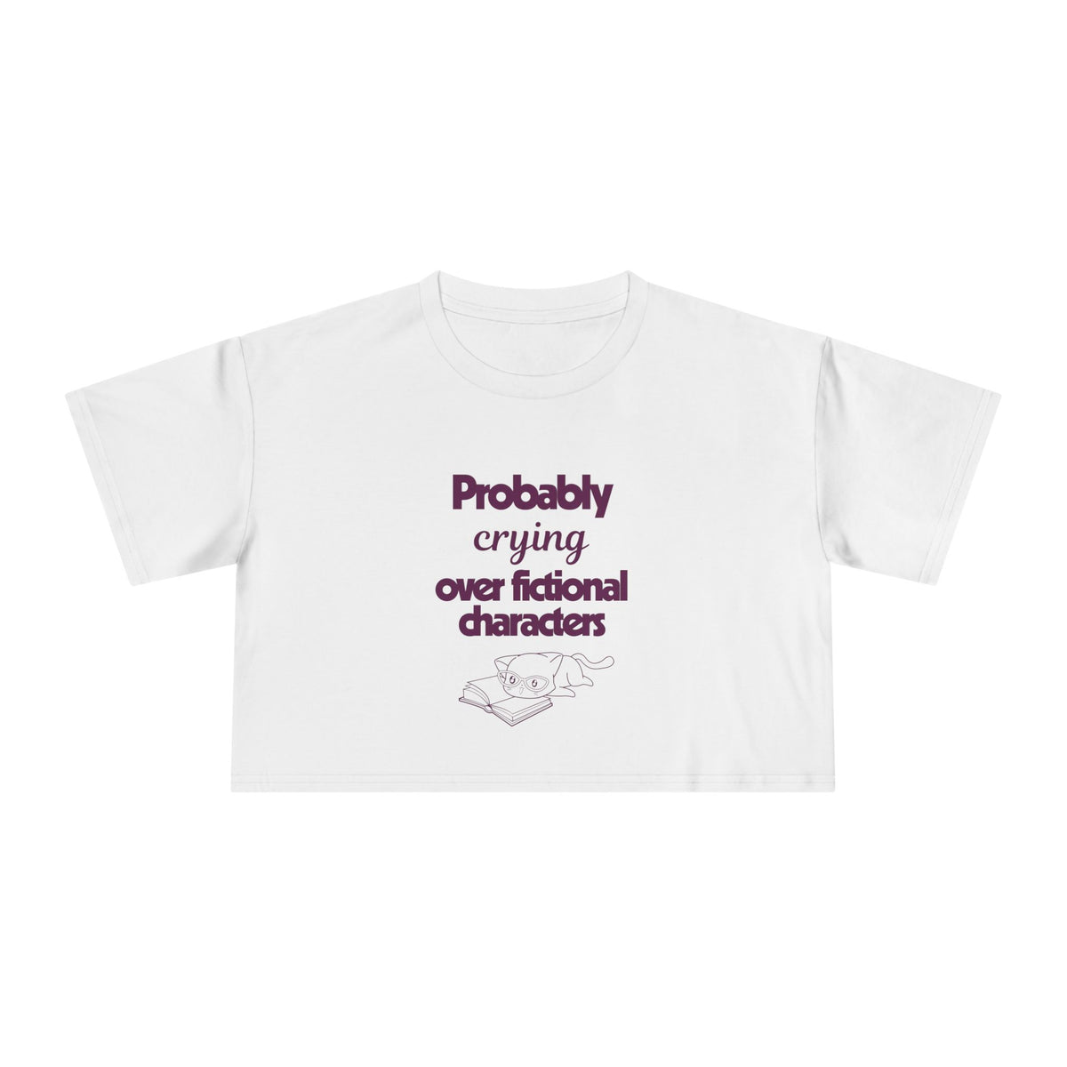 Probably Crying Crop Tee