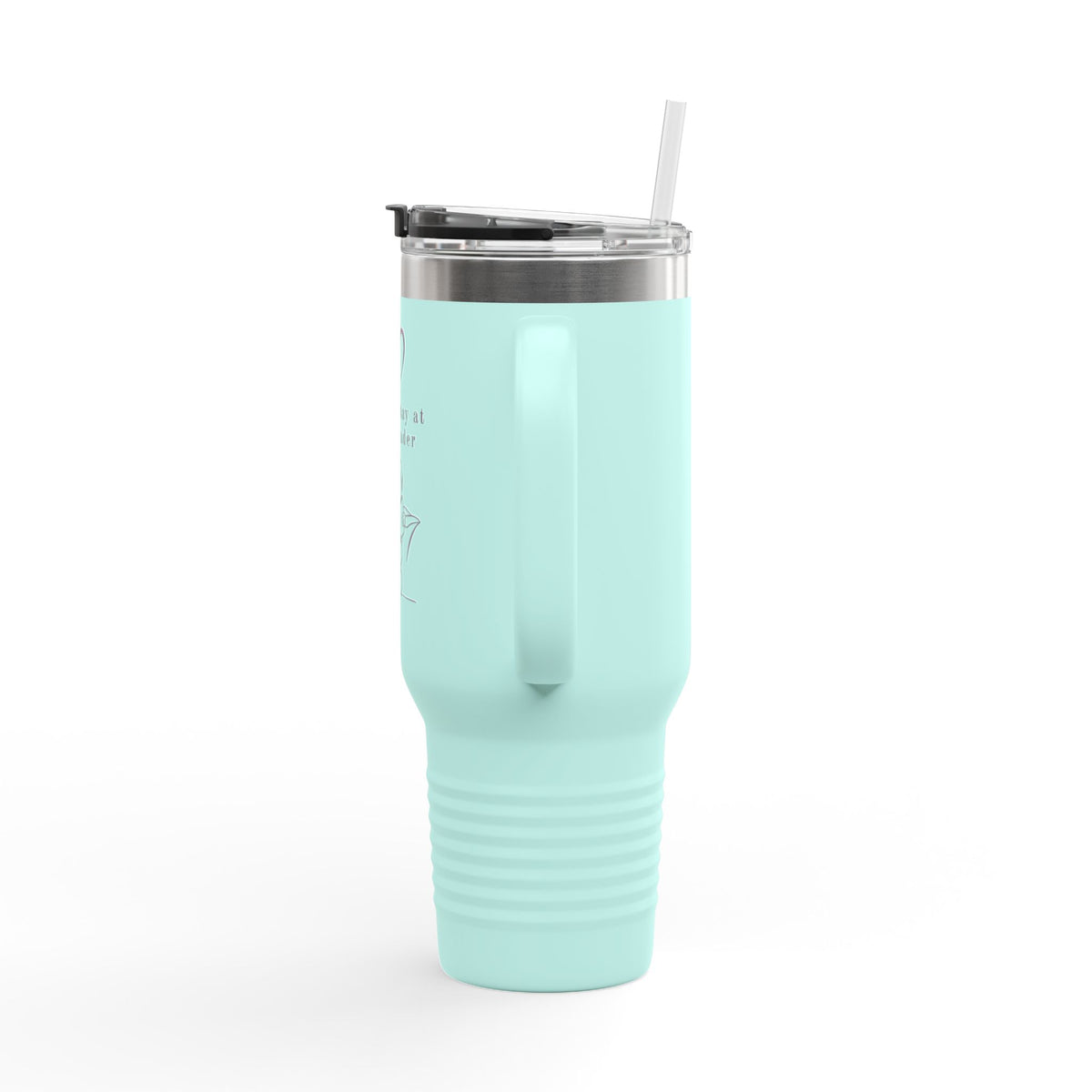 Future Stay-at-Home Reader Insulated Travel Mug, 40oz