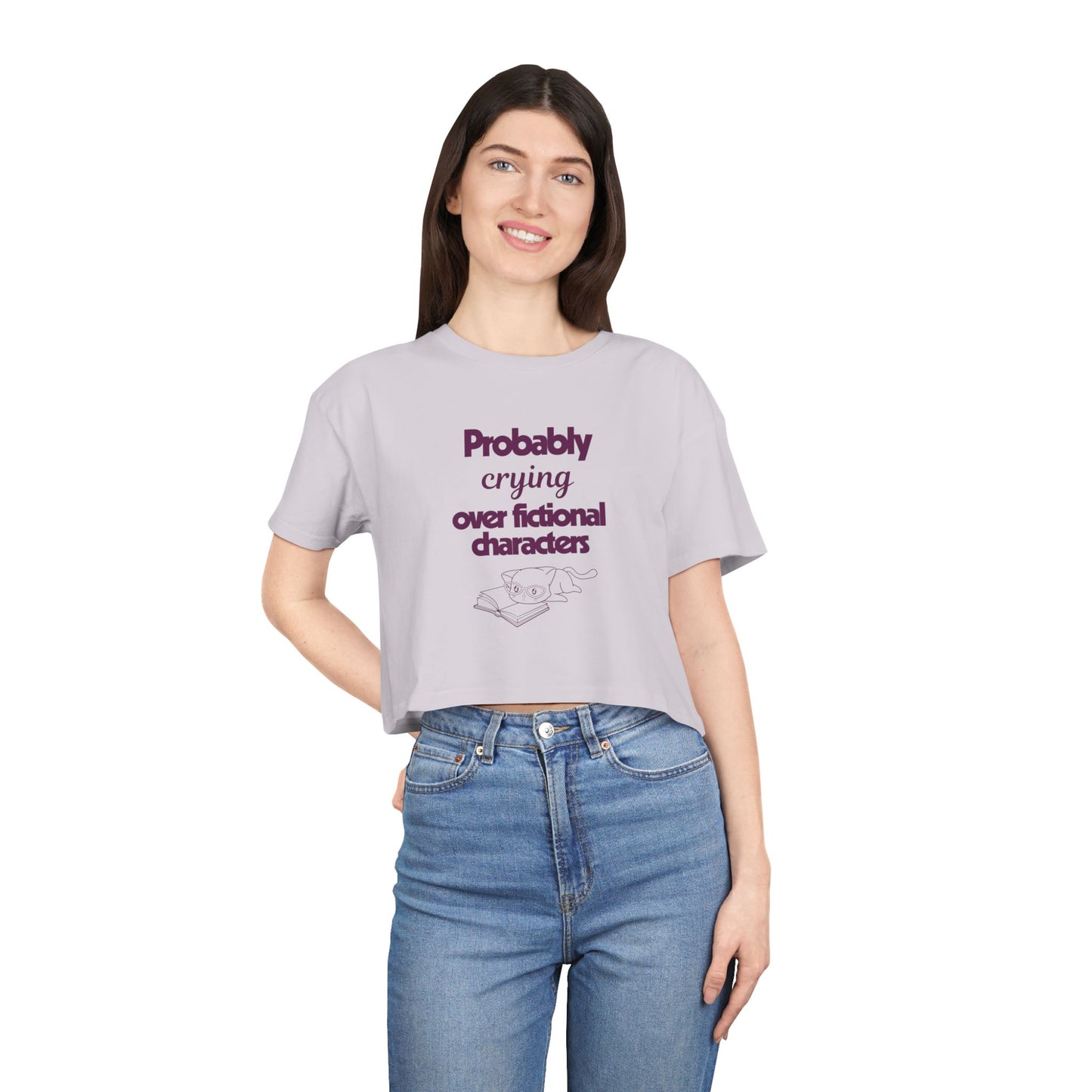 Probably Crying Crop Tee