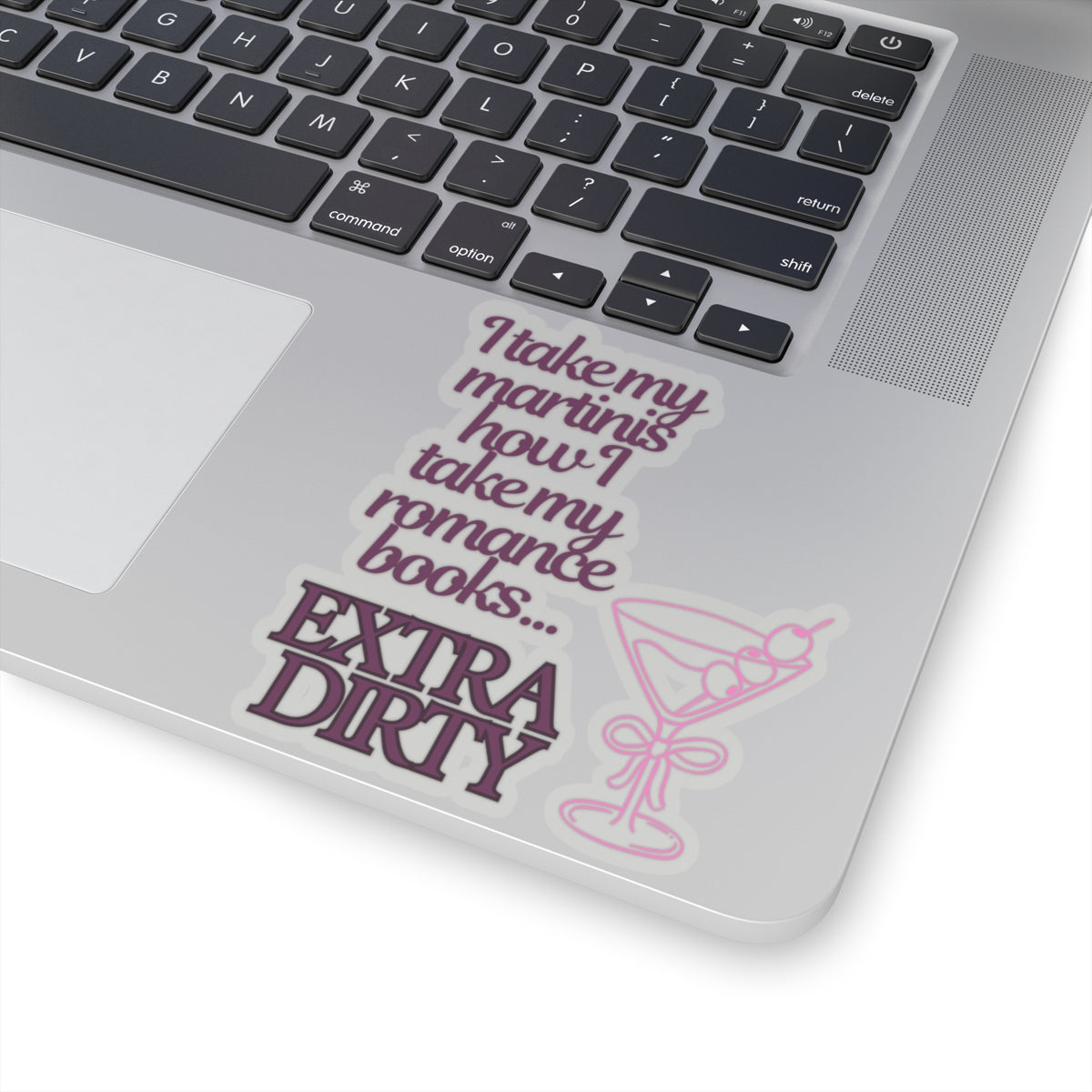 Martinis = Romance Books Kiss-Cut Stickers