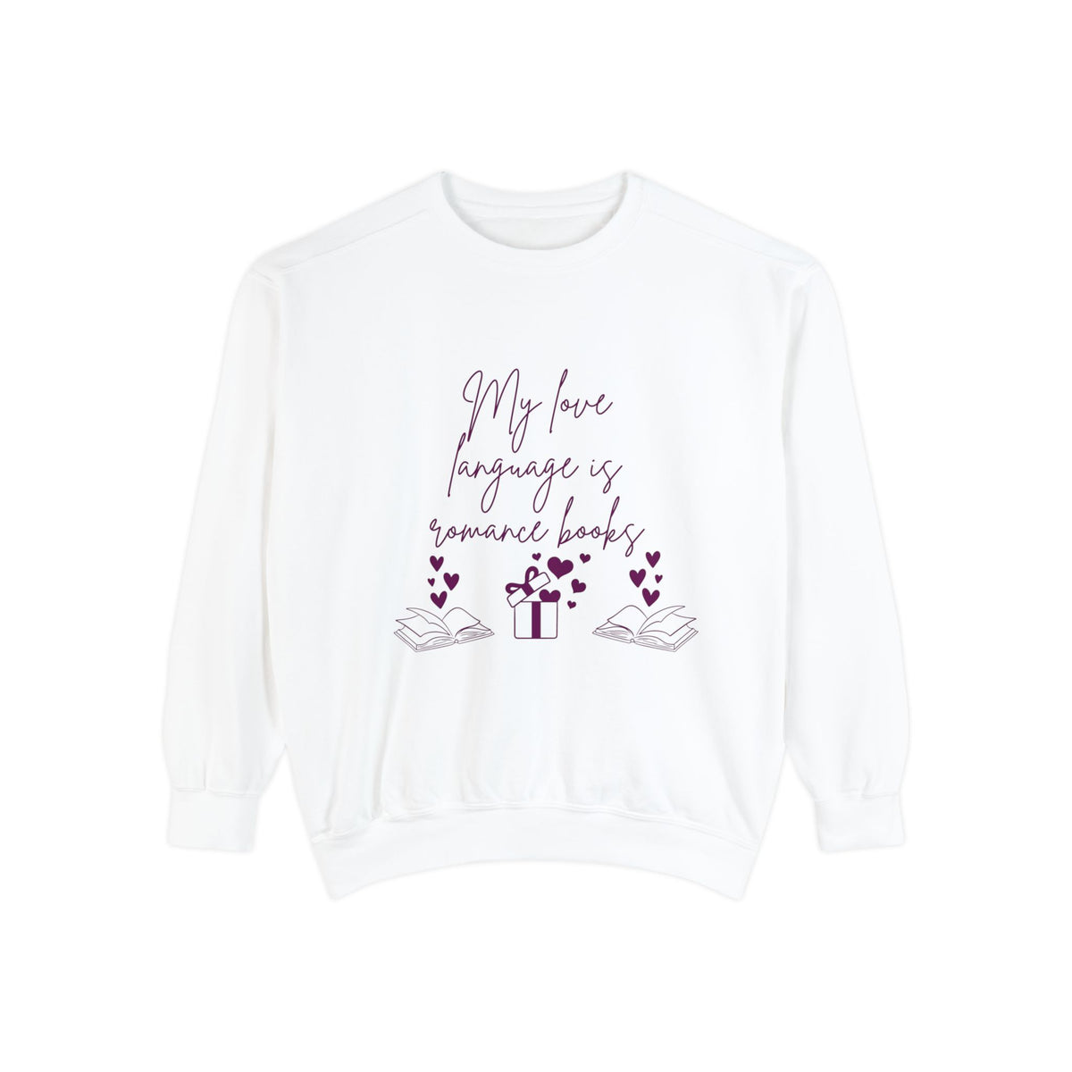 Romance Books Unisex Garment-Dyed Sweatshirt
