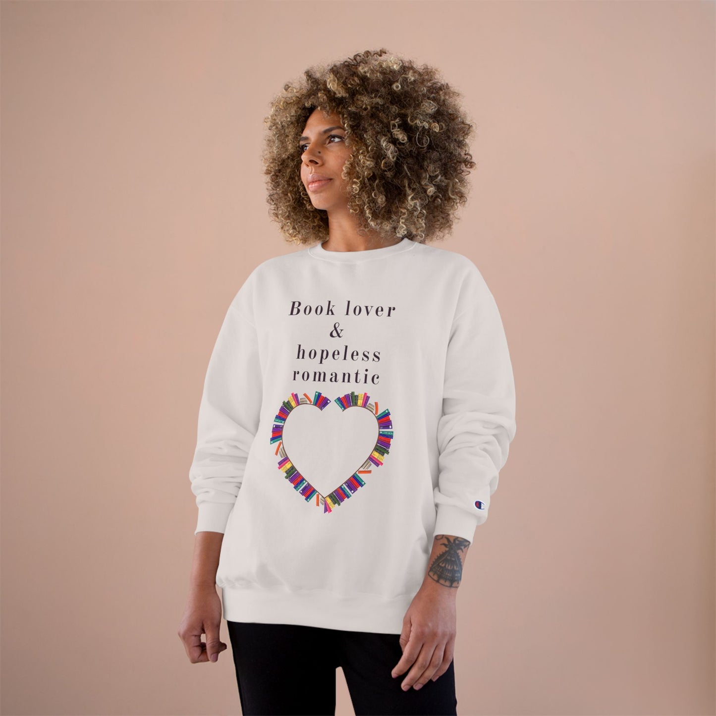 Book Lover & Hopeless Romantic Sweatshirt
