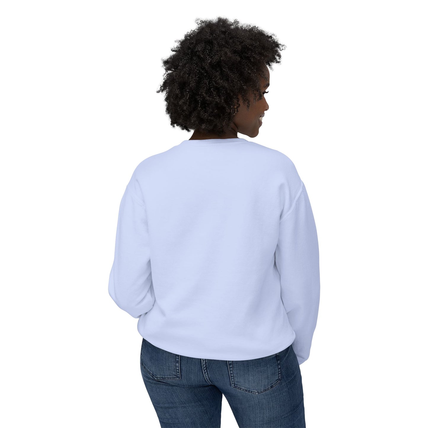 Girls Just Want Books Unisex Lightweight Crewneck Sweatshirt