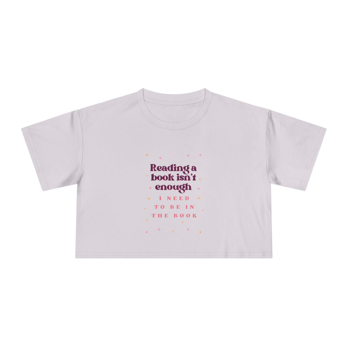 Reading Books Isn't Enough Crop Tee