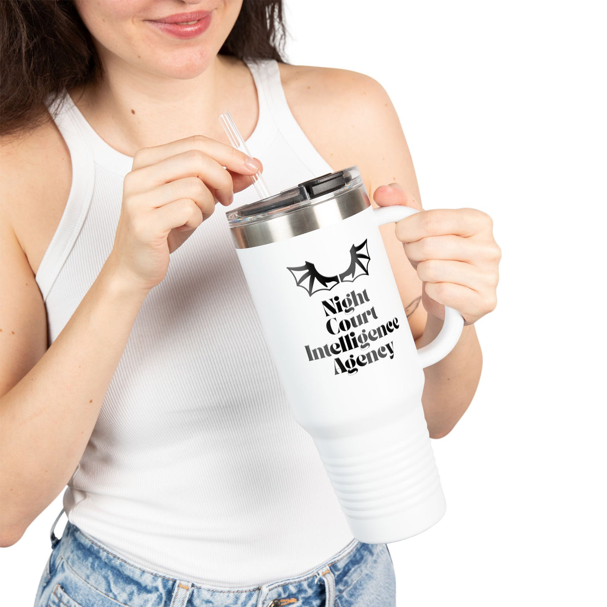 Night Court Intelligence Agency Insulated Travel Mug, 40oz