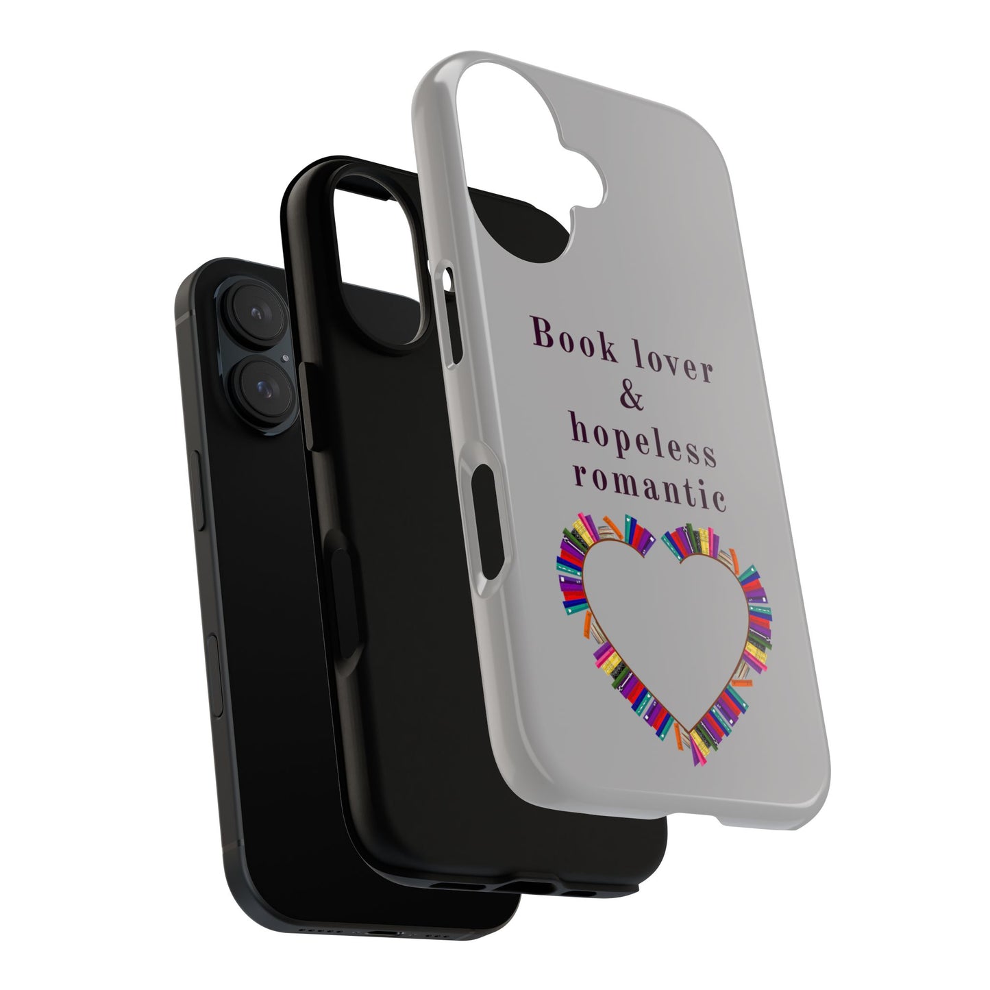 Book Lover & Hopeless Romantic Phone Case