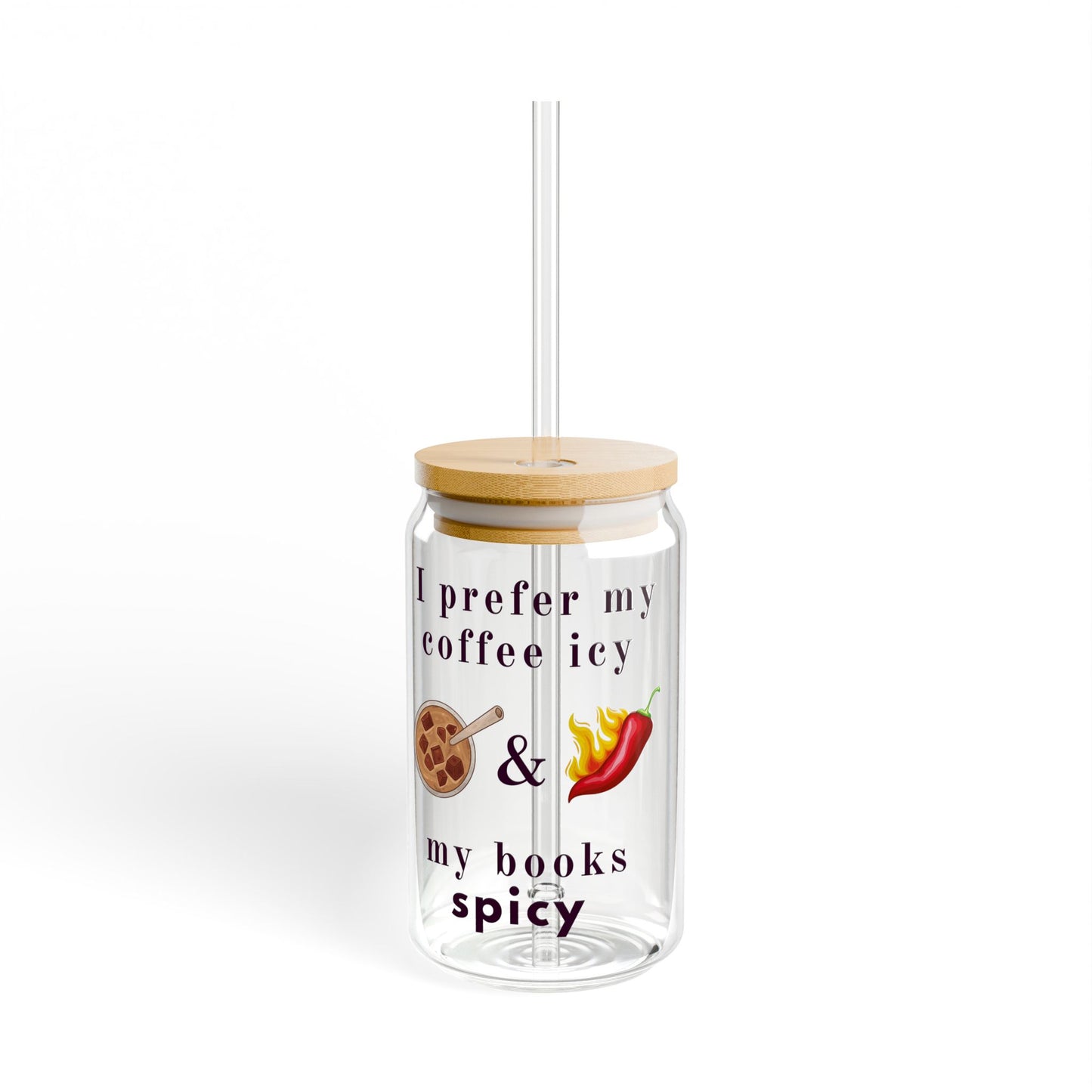 Coffee Icy Sipper Glass, 16oz