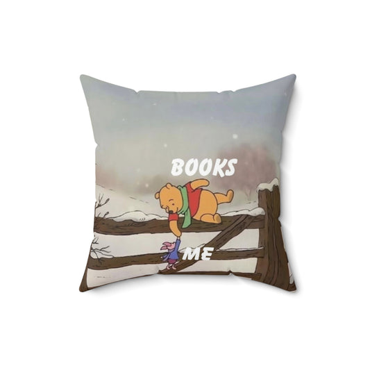 Books Saved Me Spun Polyester Square Pillow