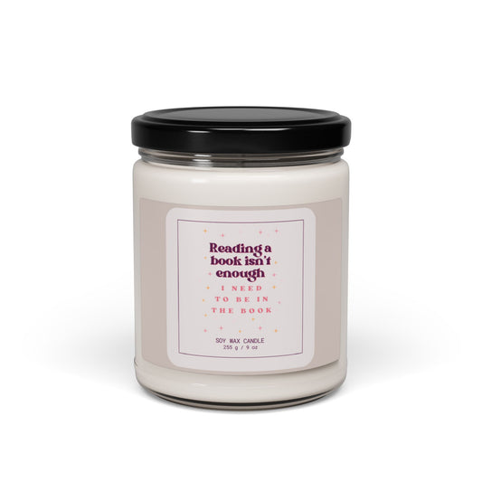 Reading Books Isn't Enough Scented Soy Candle, 9oz