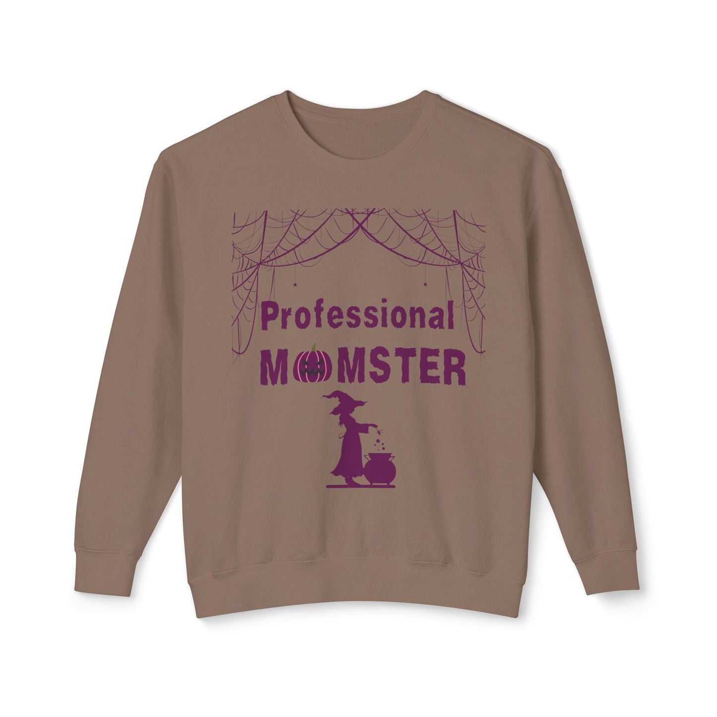 Professional Momster Unisex Lightweight Crewneck Sweatshirt