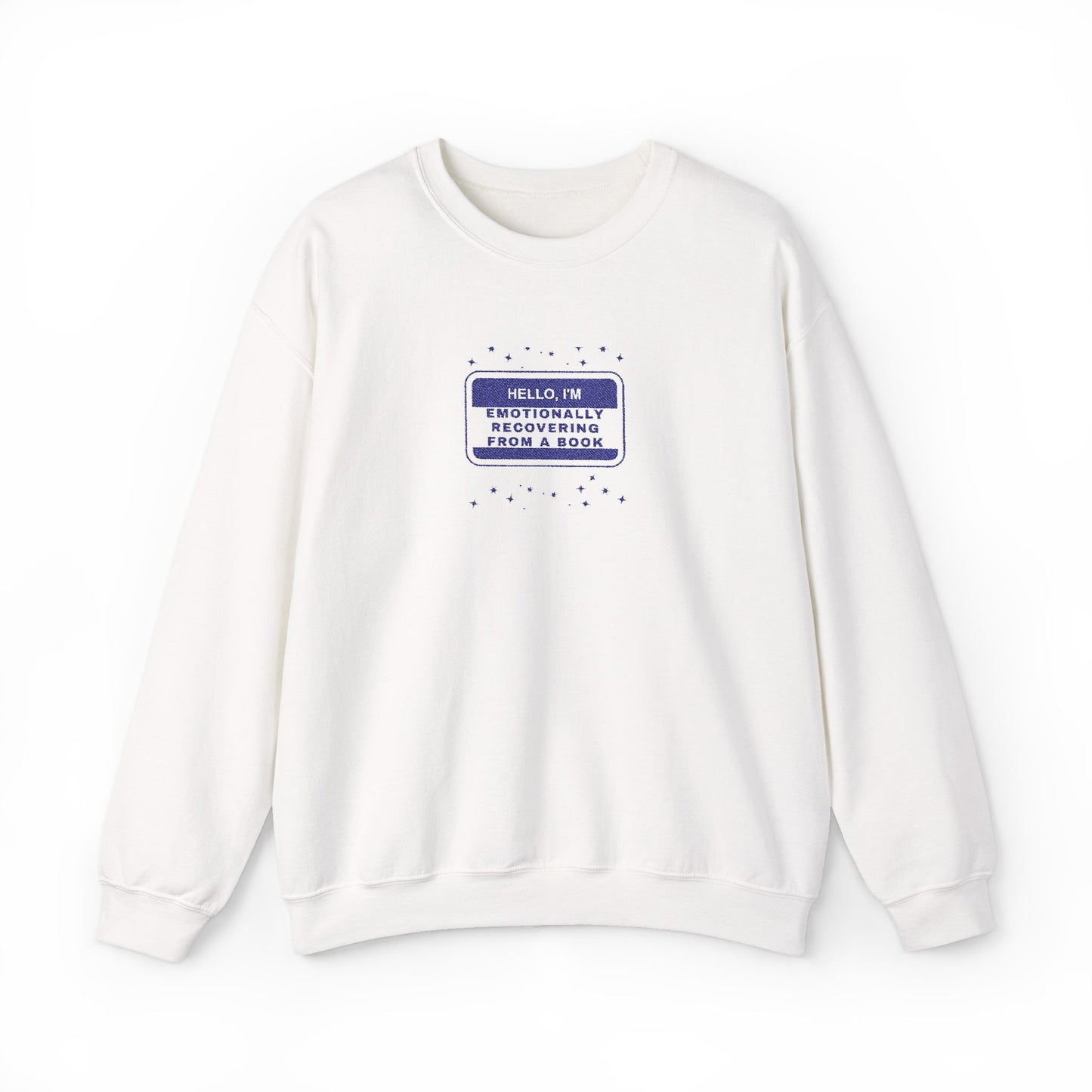 Hello, I'm..  EMBROIDERED Sweatshirt