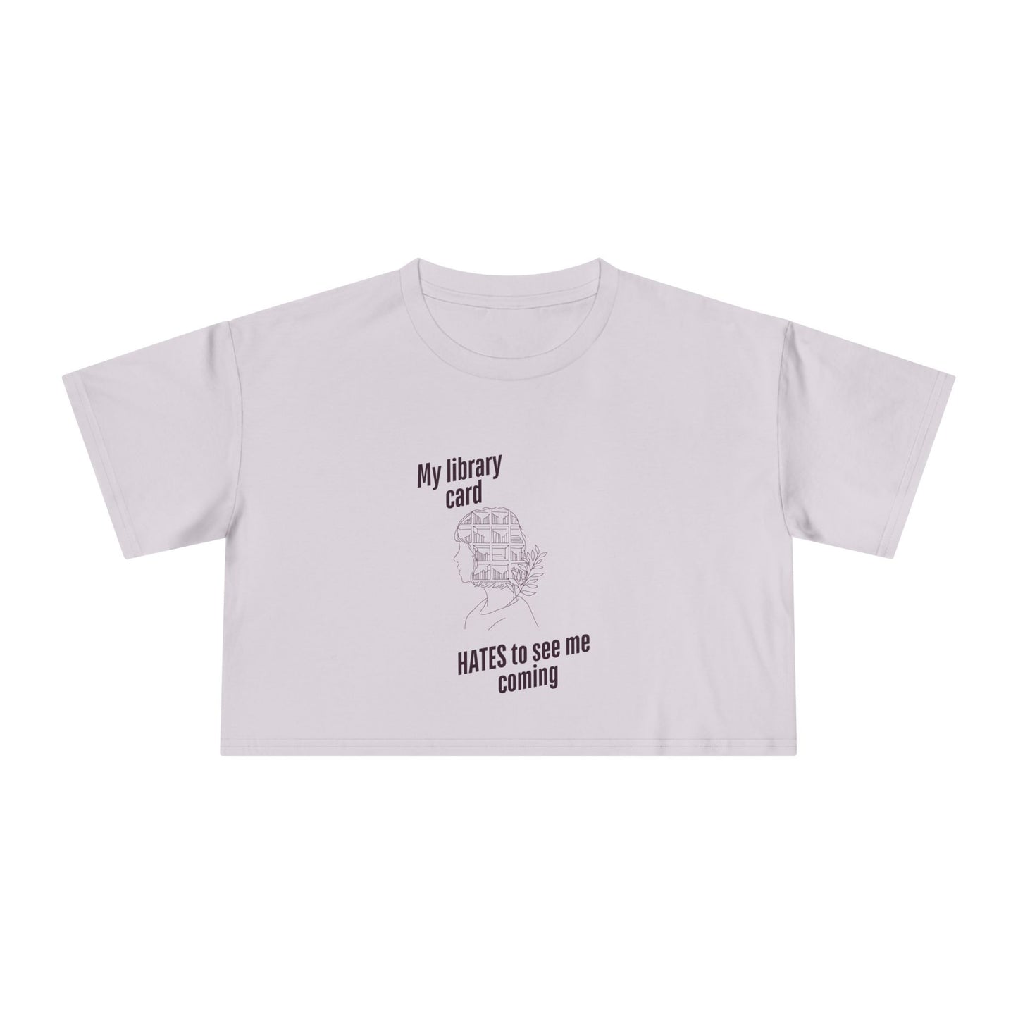 My Library Card Cropped Tee