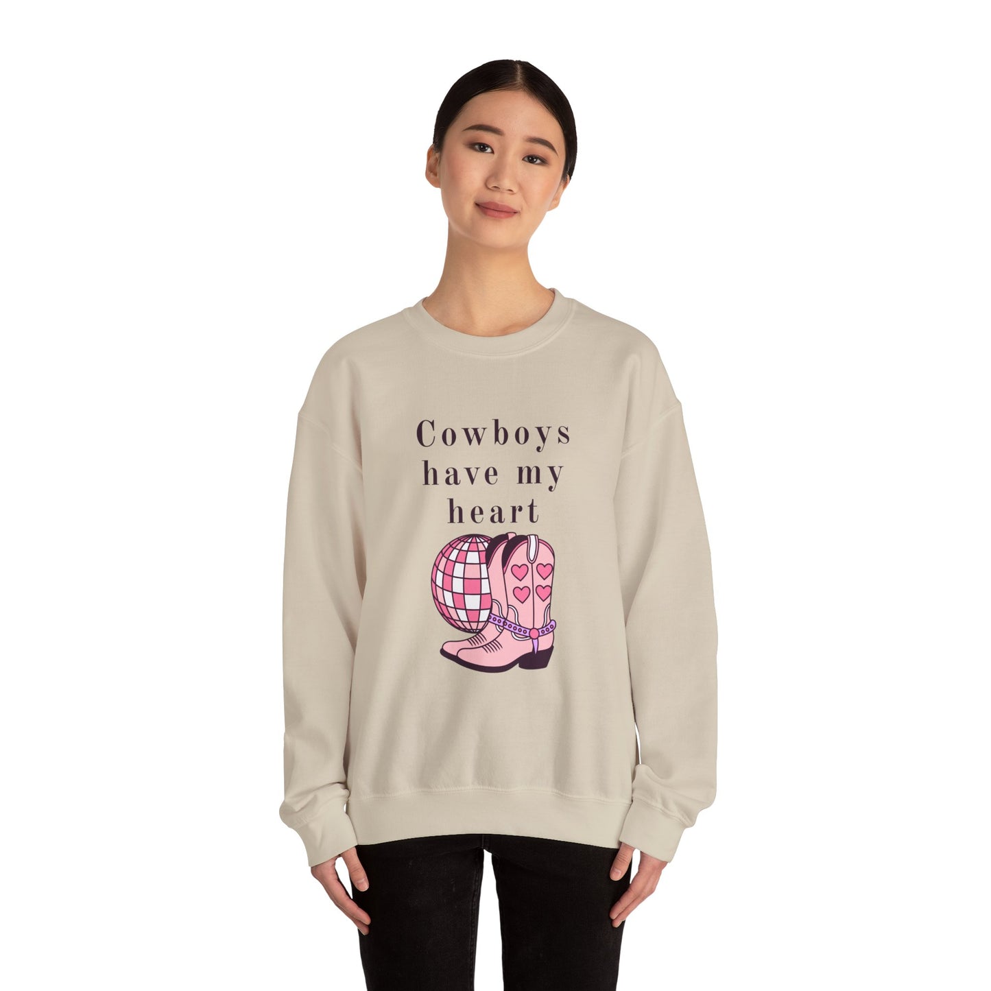 Cowboys Have My Heart Unisex Crewneck Sweatshirt