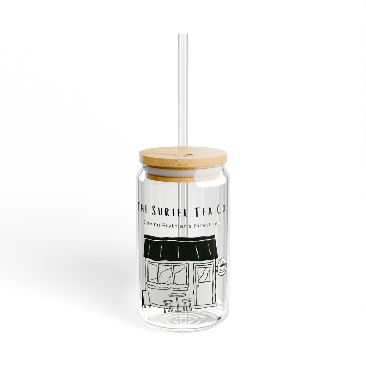 The Suriel Tea Co. Sipper Glass