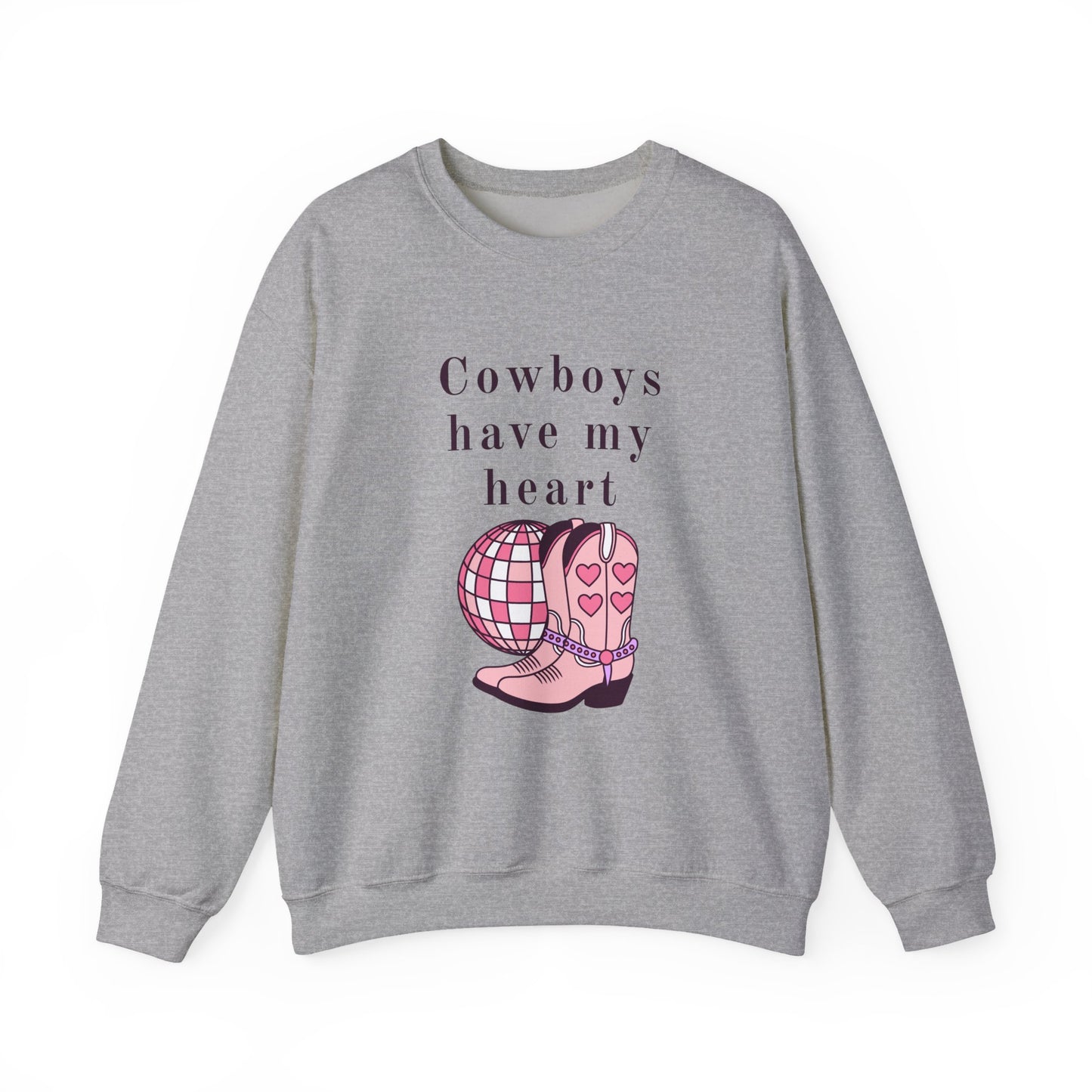 Cowboys Have My Heart Unisex Crewneck Sweatshirt