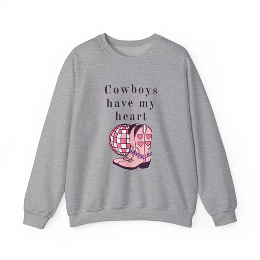 Cowboys Have My Heart Unisex Crewneck Sweatshirt