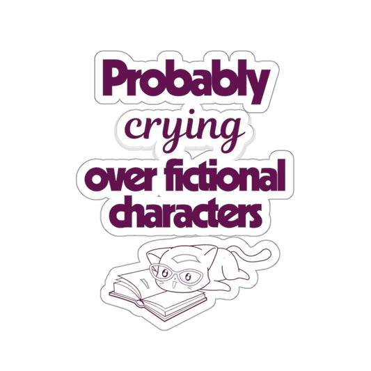 Probably Crying Kiss-Cut Stickers