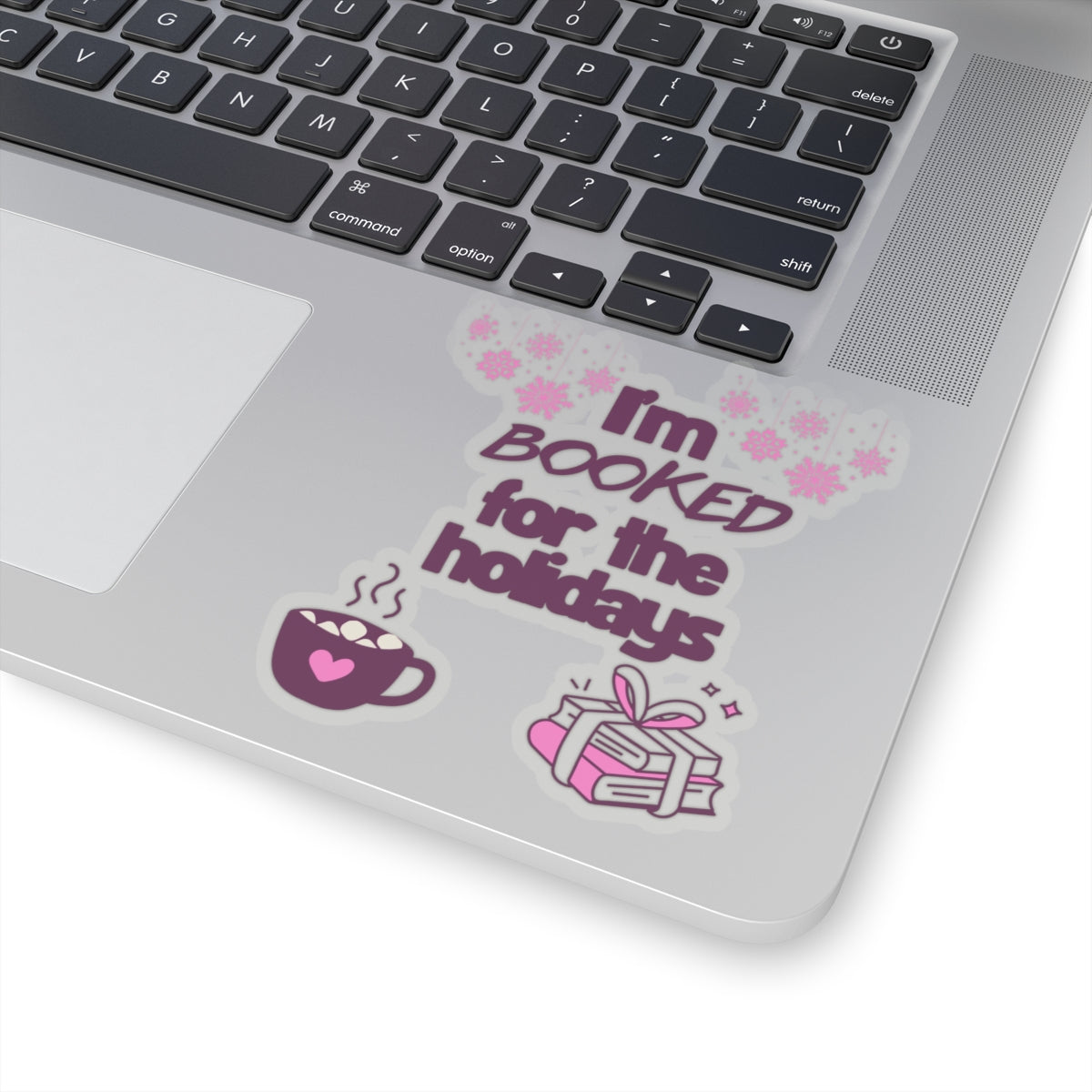 Booked For The Holidays Kiss-Cut Stickers