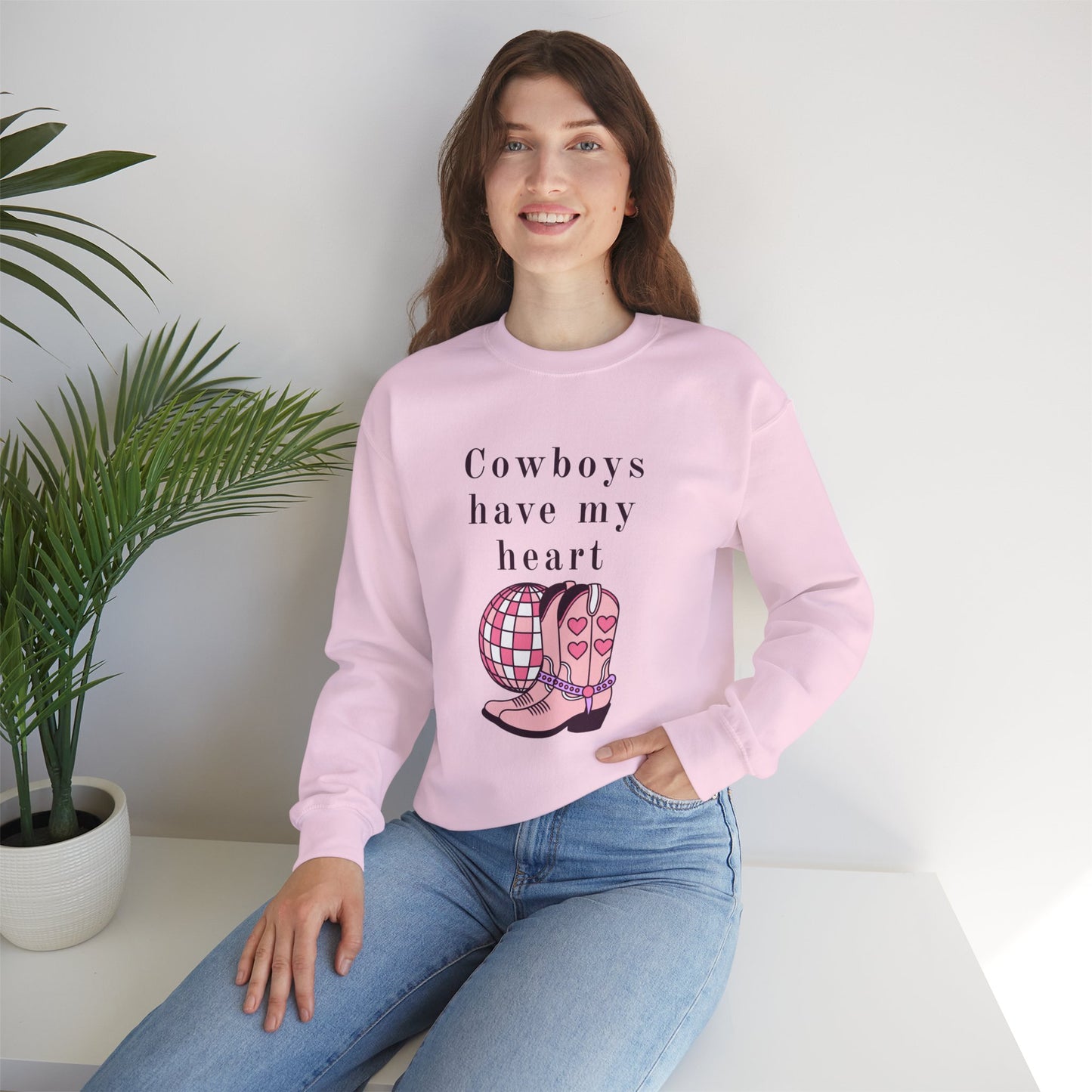 Cowboys Have My Heart Unisex Crewneck Sweatshirt