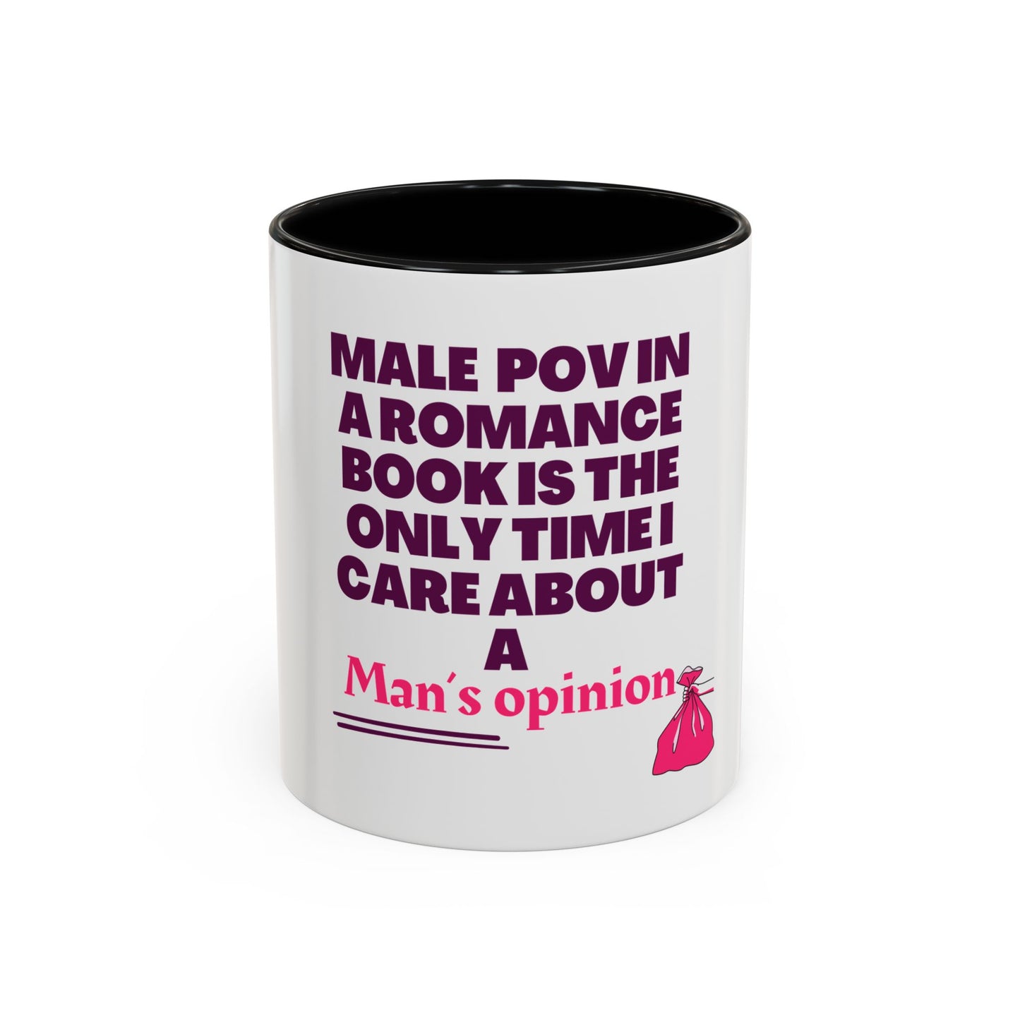 Male POV Accent Coffee Mug (11, 15oz)