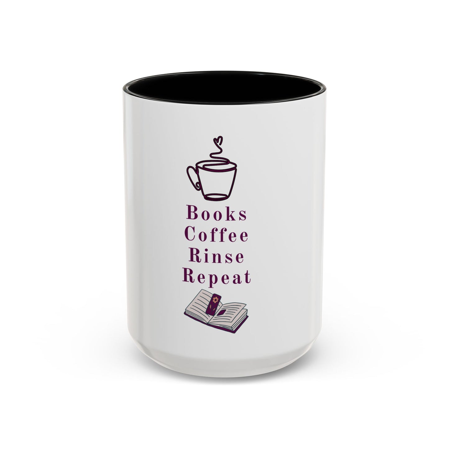 Books, Coffee, Rinse, Repeat Mug