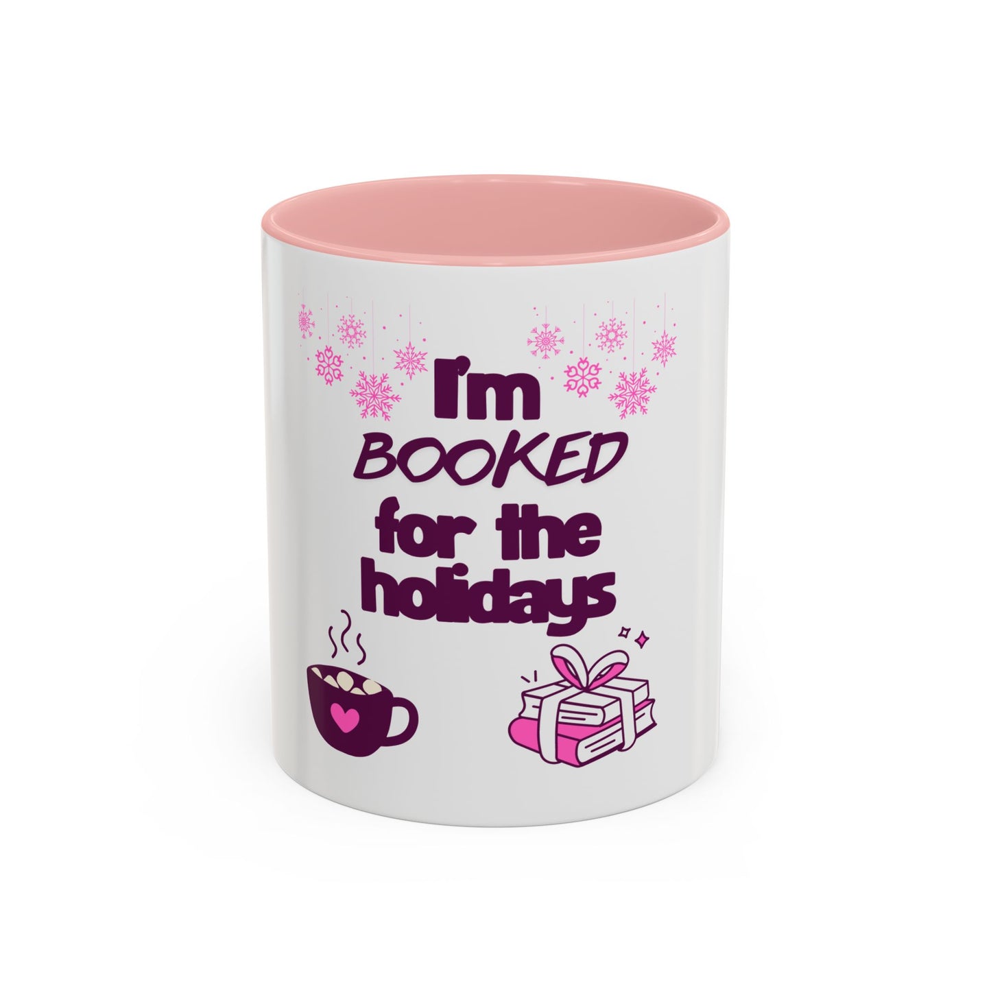 Booked For The Holidays Accent Coffee Mug (11, 15oz)