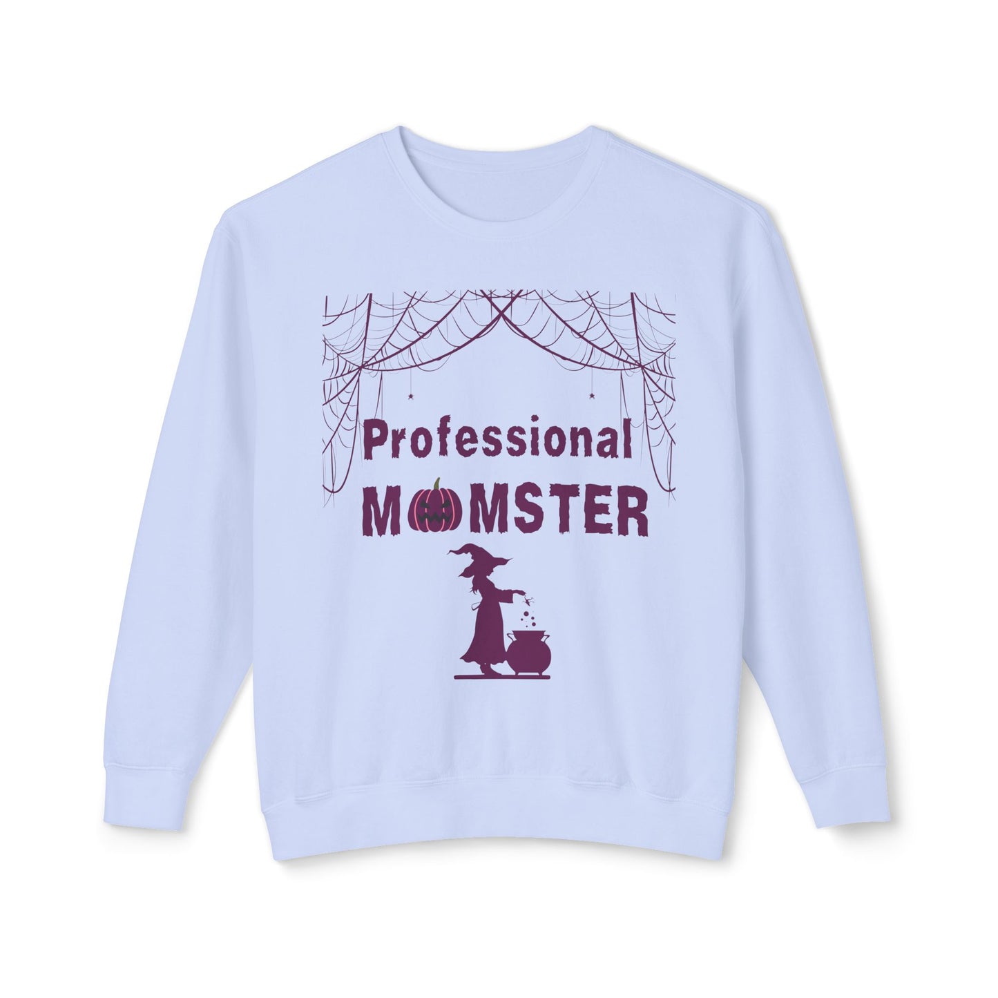 Professional Momster Unisex Lightweight Crewneck Sweatshirt