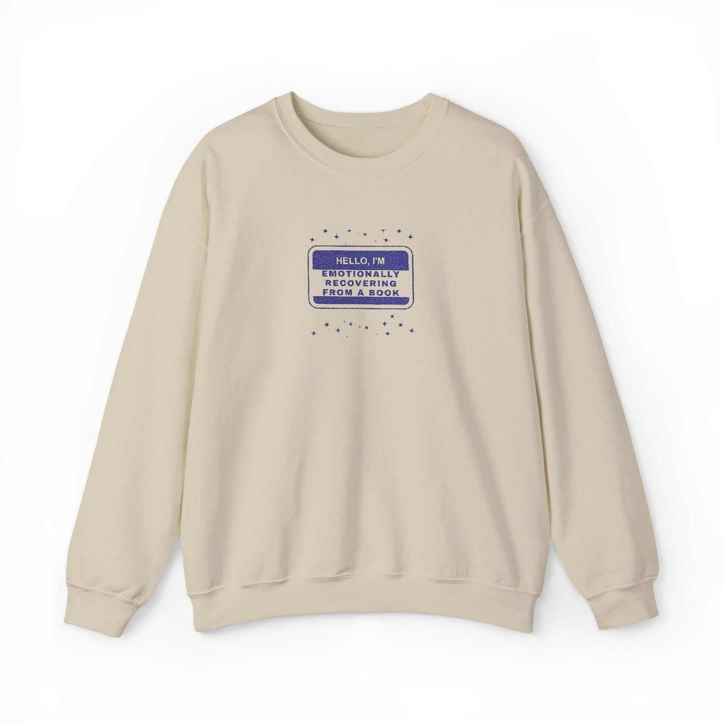 Hello, I'm..  EMBROIDERED Sweatshirt