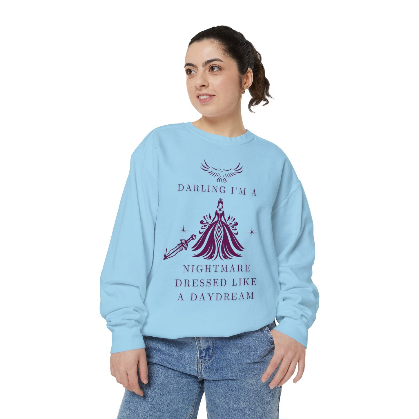 Aelin & Rowan Unisex Garment-Dyed Sweatshirt